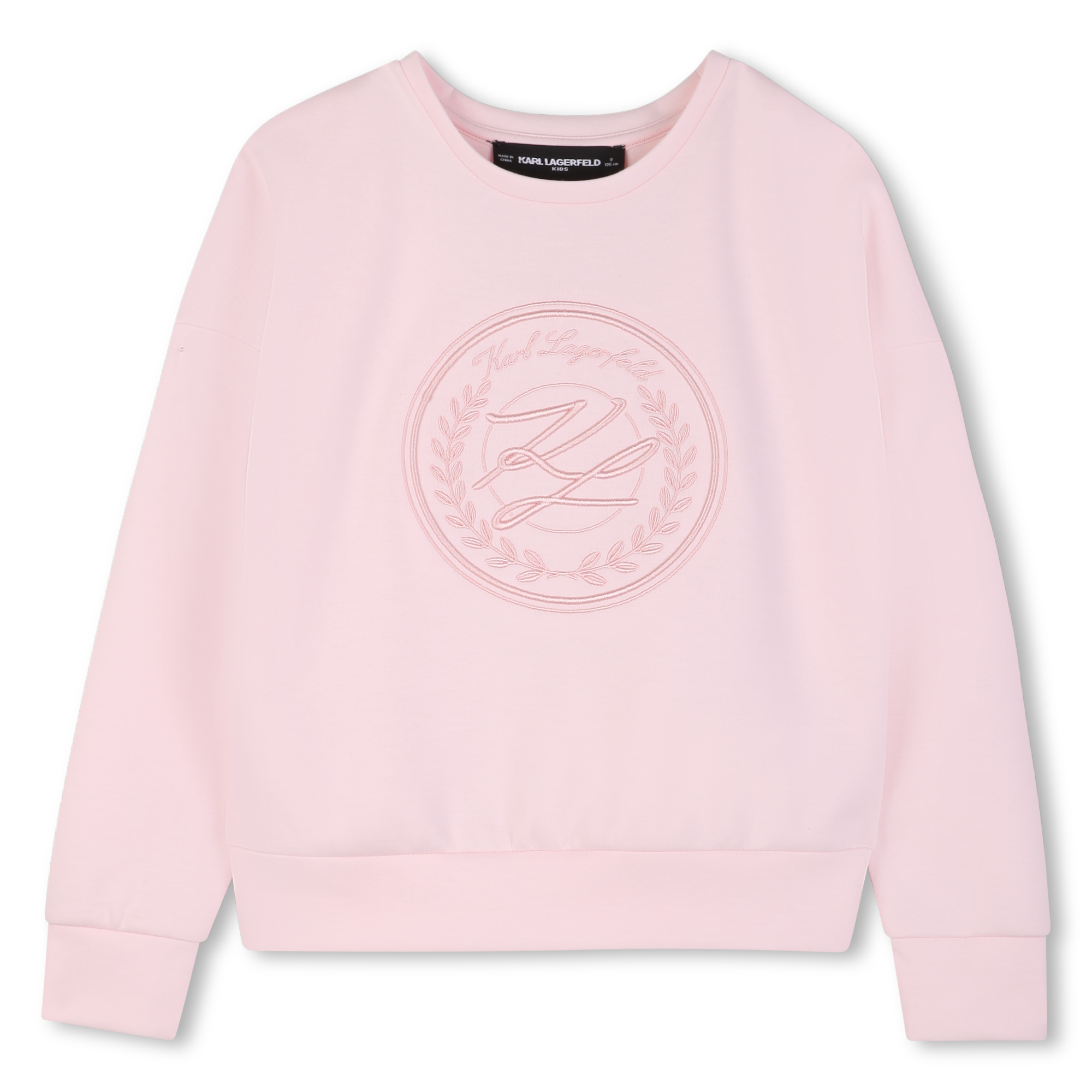 Karl Lagerfeld Kids - Sweat Maxi Imprimé - Rose Love - Fille - 10 Ans