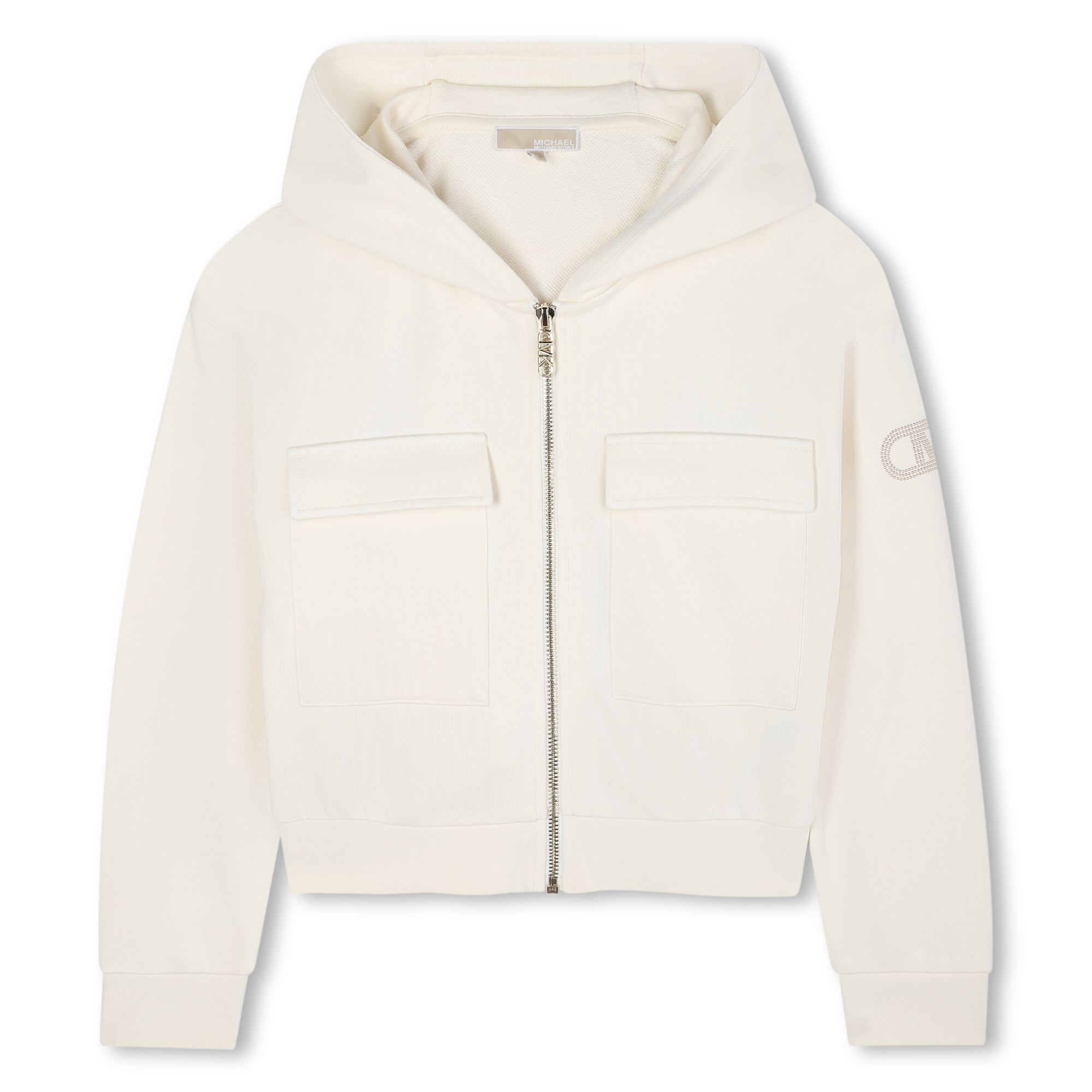 Michael Kors - Cardigan À Capuche - Riz - Fille - 3 Ans Michael Kors - Cardigan À Capuche - Riz - Fille - 3 Ans