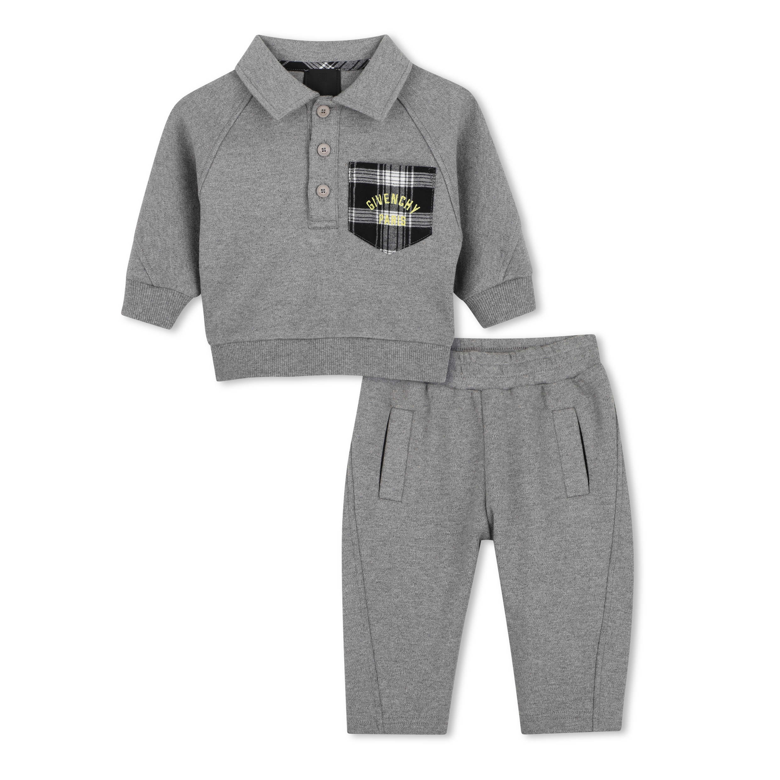 Givenchy - Ensemble Sweat-shirt Et Pantalon - Gris Chine - Garçon - 9 Mois