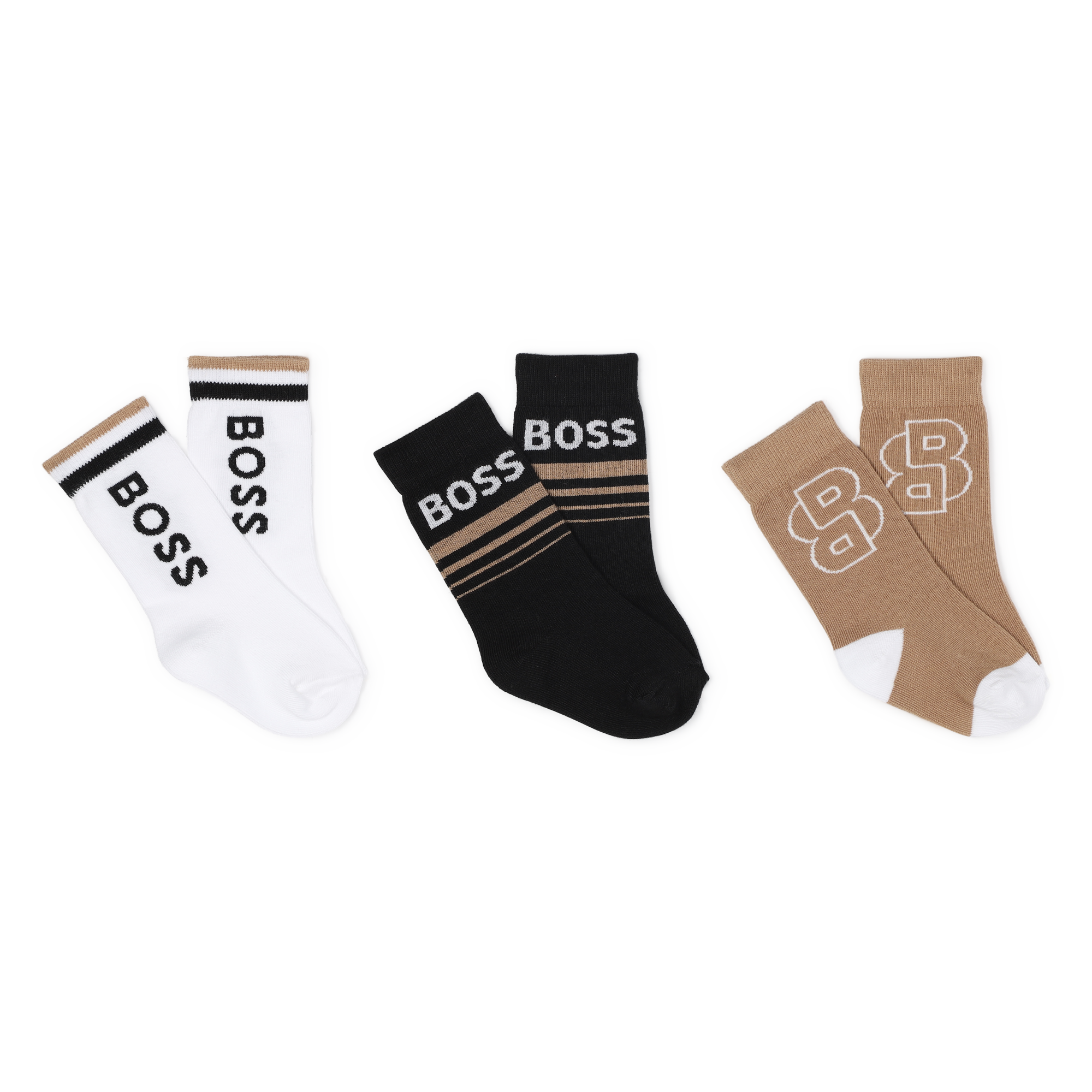 Boss - Lot De 2 Paires De Chaussettes - Black - Garçon - Taille 15