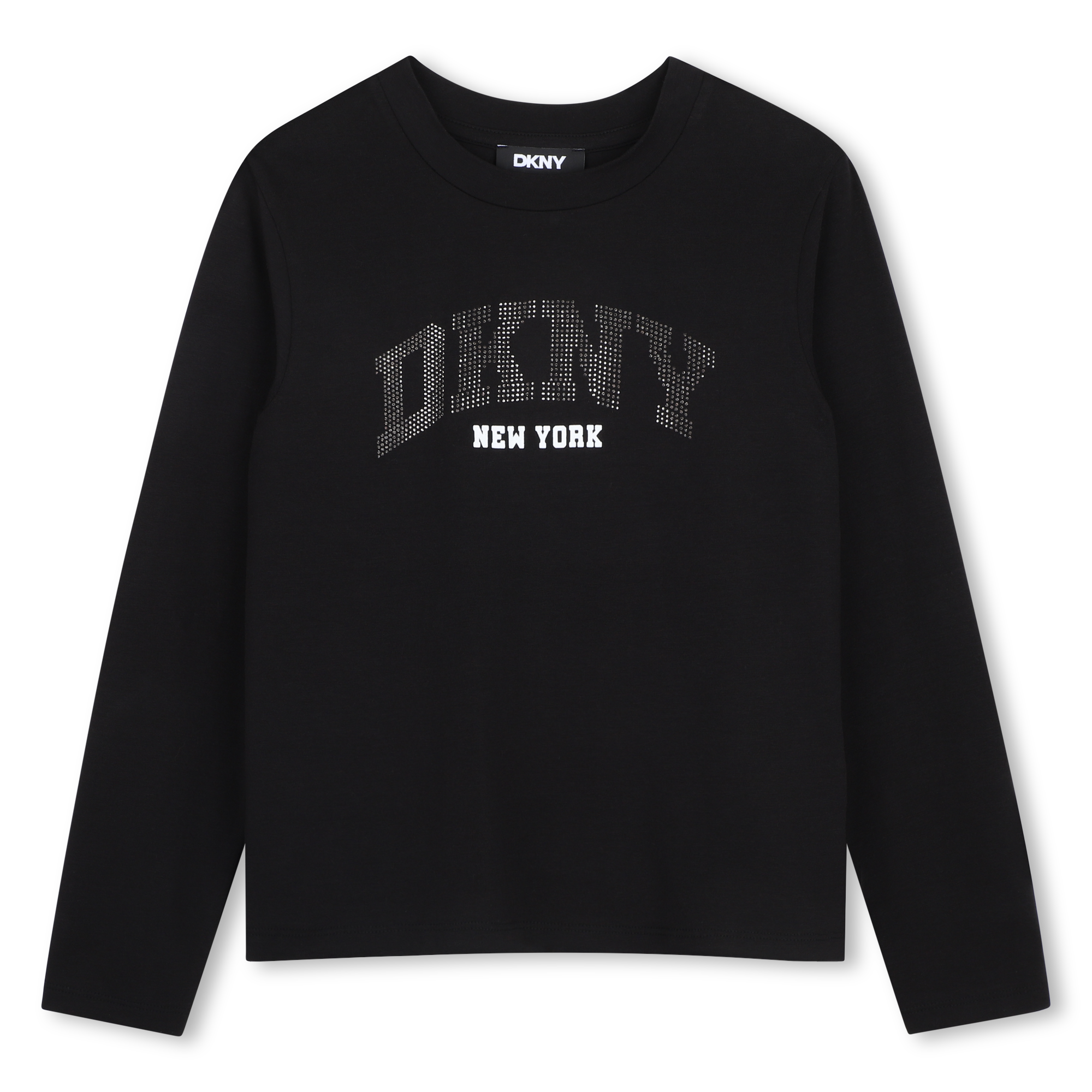 Dkny - Tee-shirt Manches Longues - Black - Fille - 6 Ans