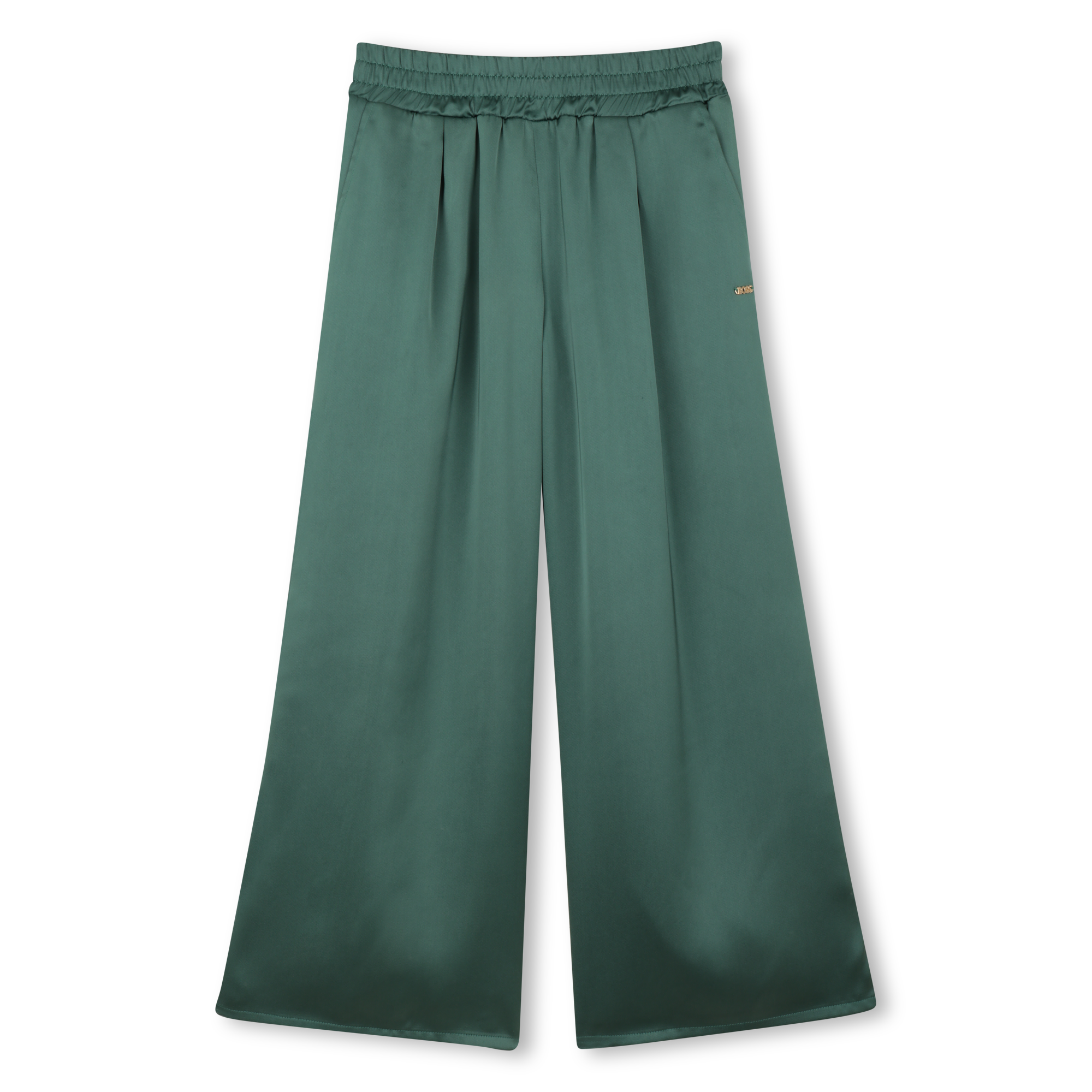 Boss - Pantalon En Satin - Vert Sapin - Fille - 5 Ans