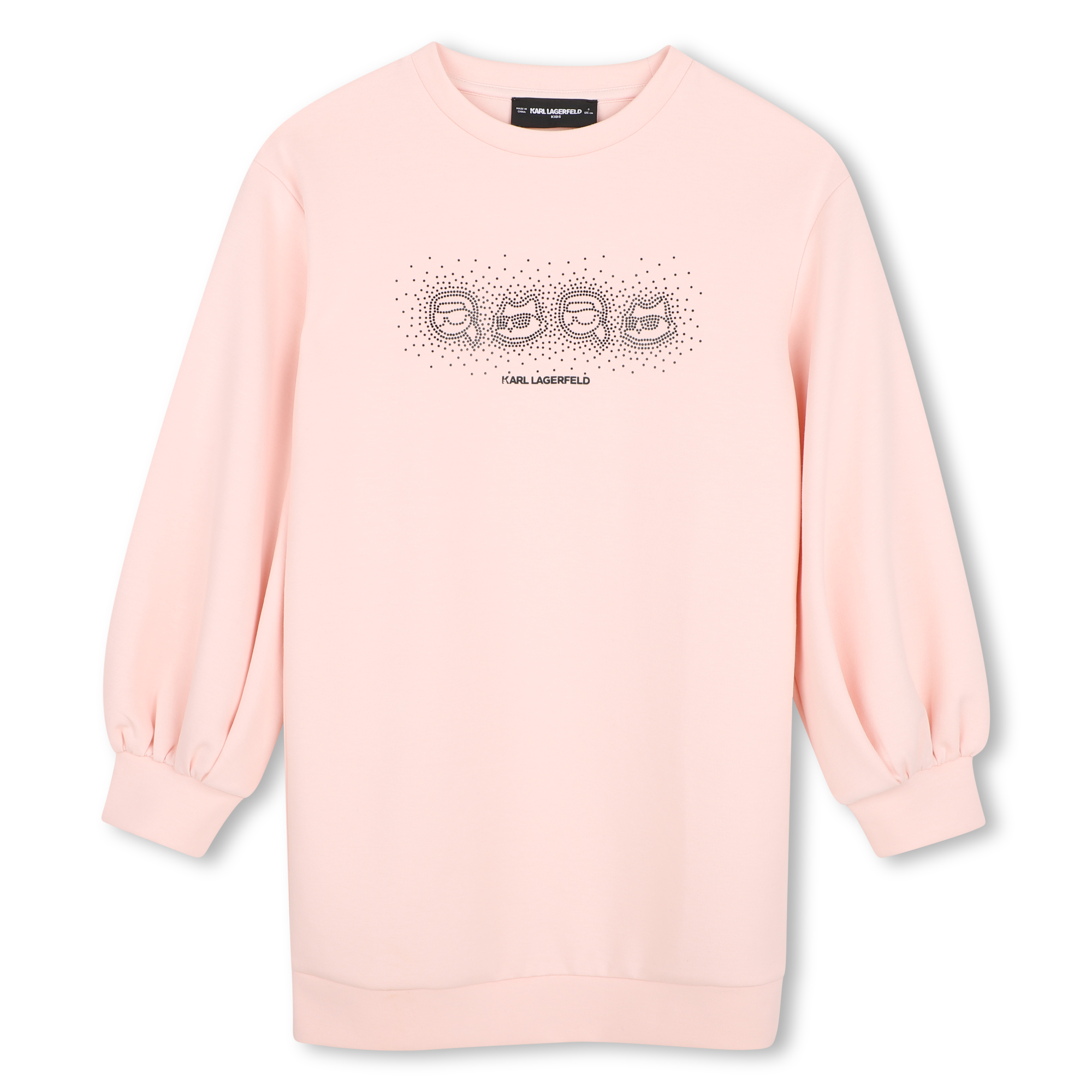 Karl Lagerfeld Kids - Robe Manches Longues - Rose Petale - Fille - 16 Ans