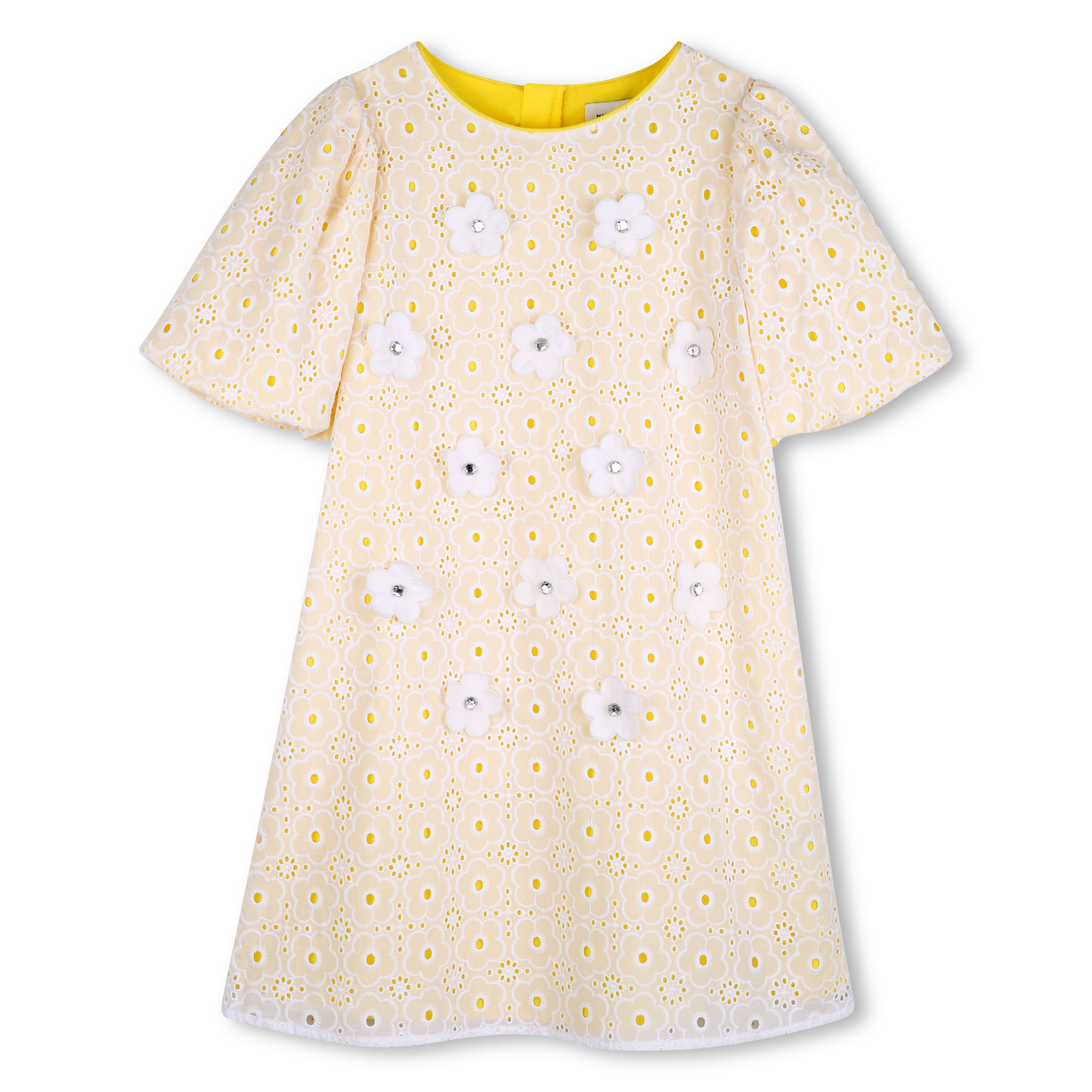 Marc Jacobs - Robe À Manches Bouffantes - Blanc - Fille - 8 Ans