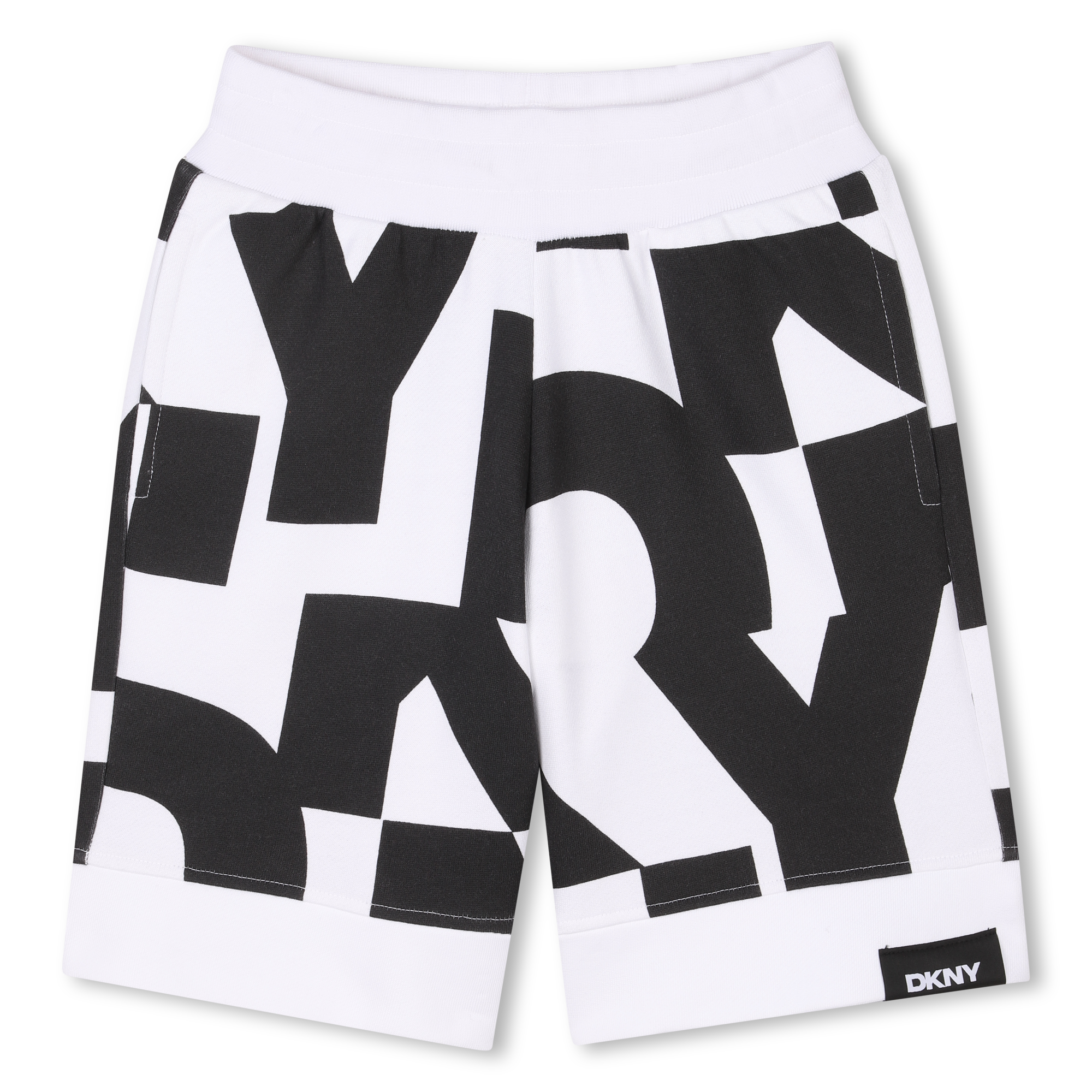 Dkny - Bermuda En Coton Molletonné - Blanc - Unisexe - 6 Ans