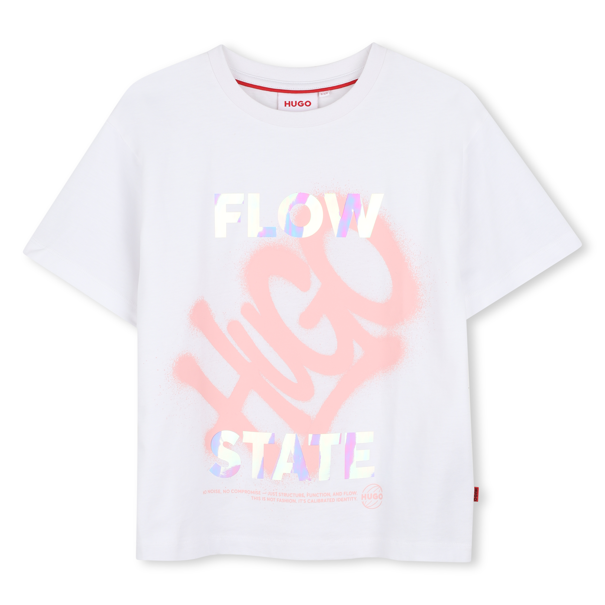 Hugo - Tee-shirt Manches Courtes - Blanc - Fille - 16 Ans