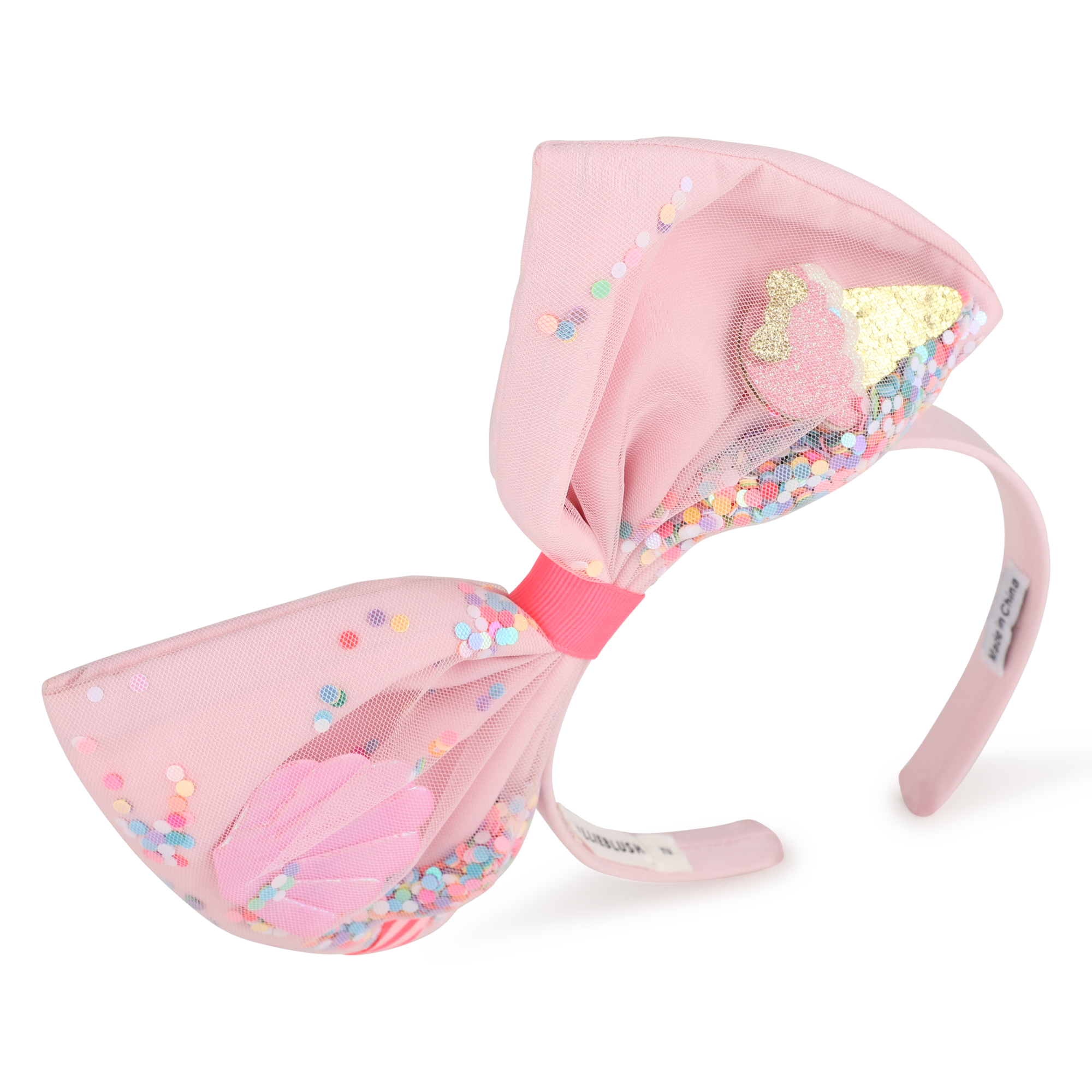 Billieblush - Serre-tête À Noeud - Baby Pink - Fille - Taille Unique