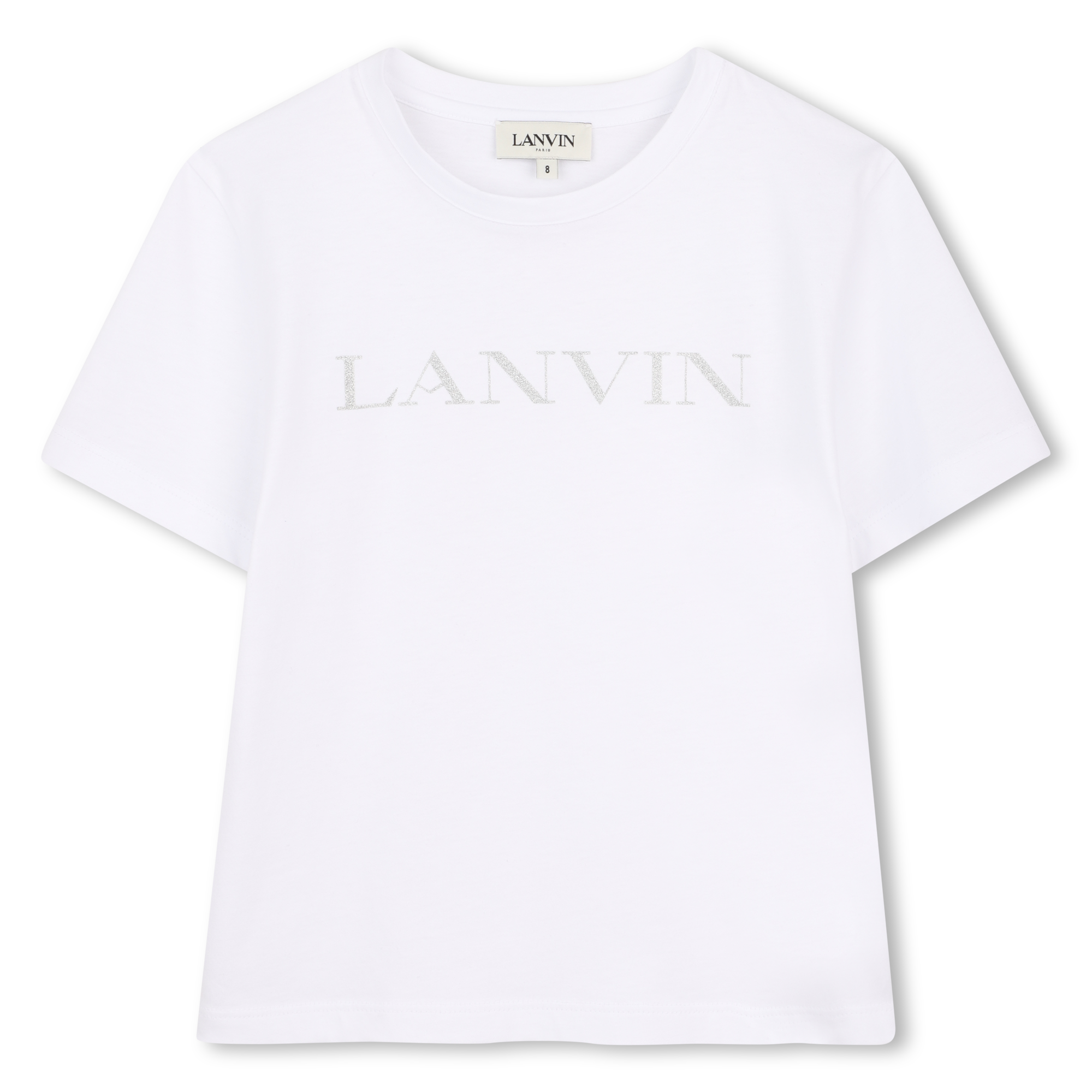 Lanvin - Tee-shirt Manches Courtes - Blanc - Fille - 14 Ans