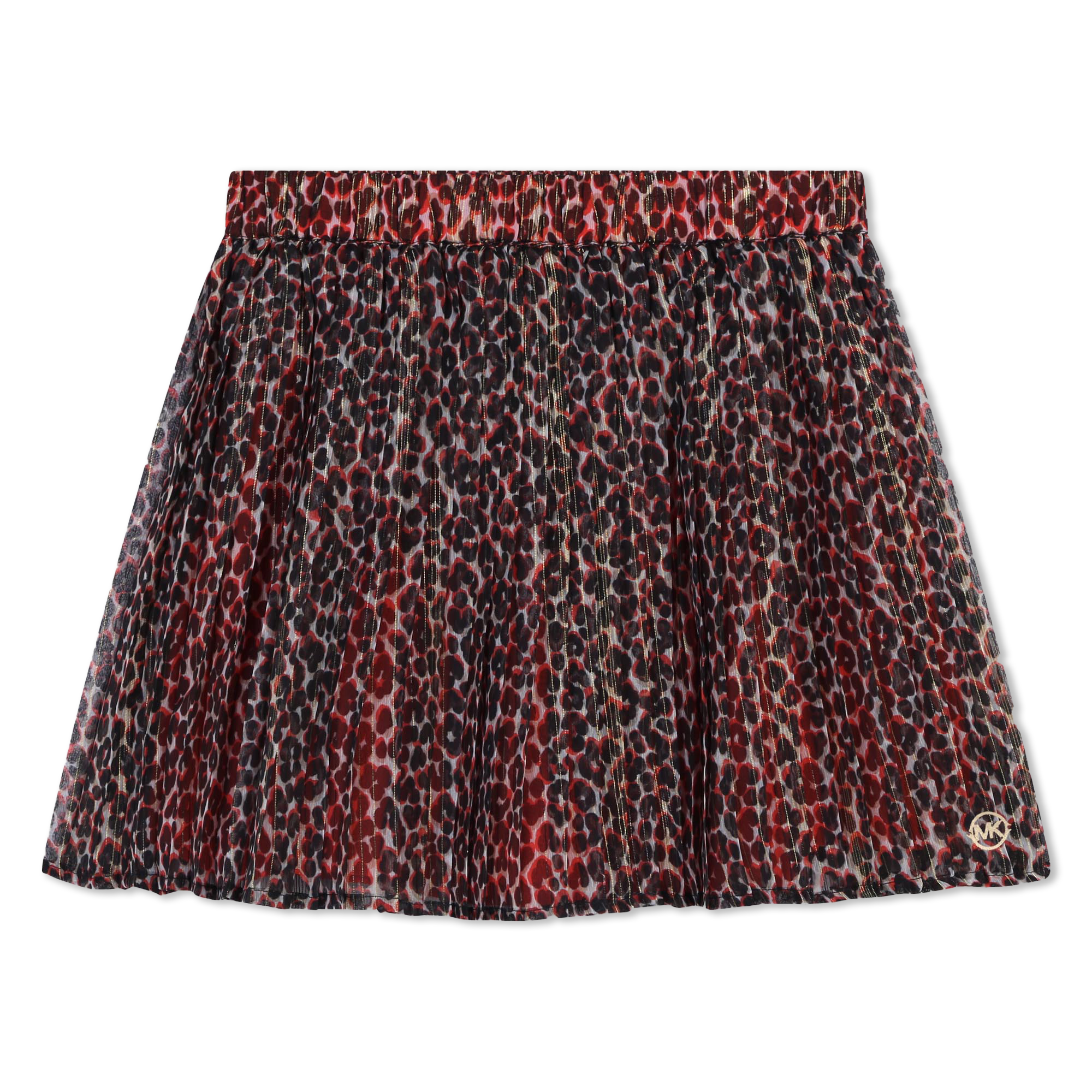 Michael+Kors+-+Jupe+Courte+Plissee+-+Fille+-+Taille+4+ans+-+Rouge+-+Kids+Around