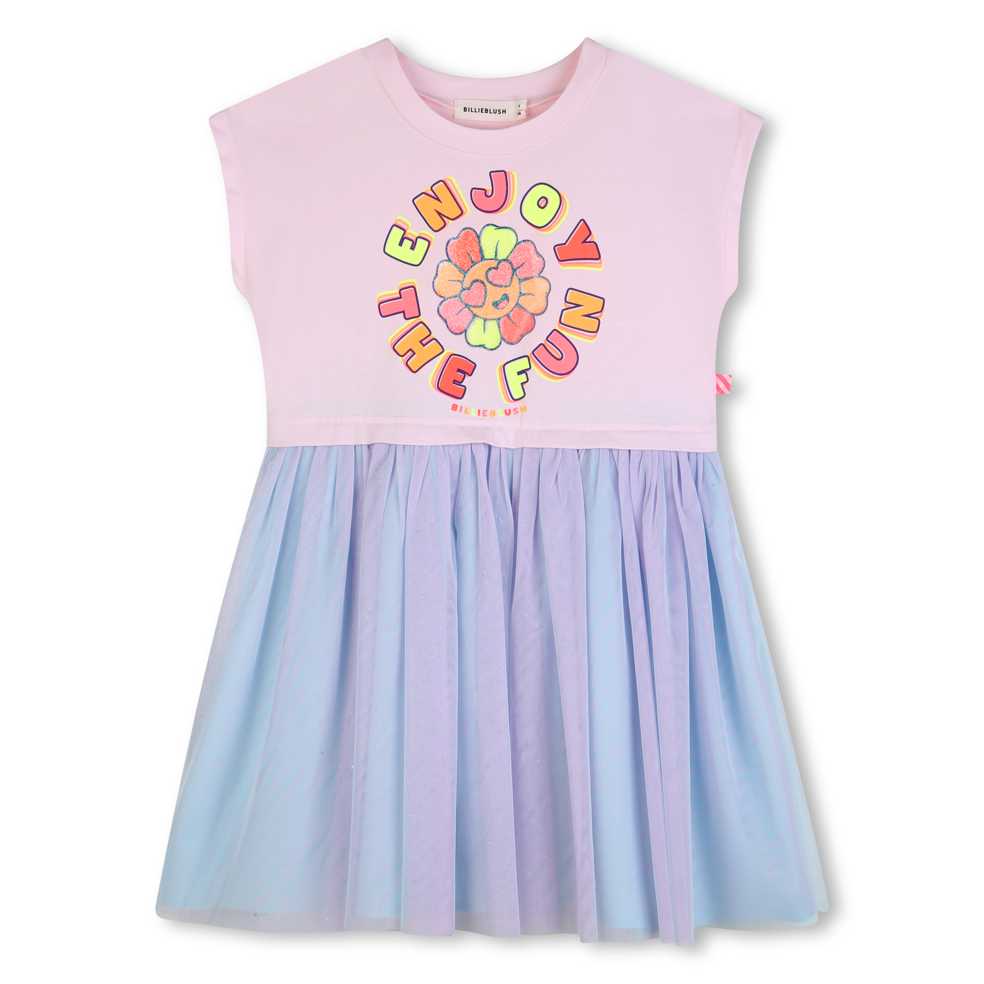 Billieblush - Robe Manches Courtes - Baby Pink - Fille - 8 Ans