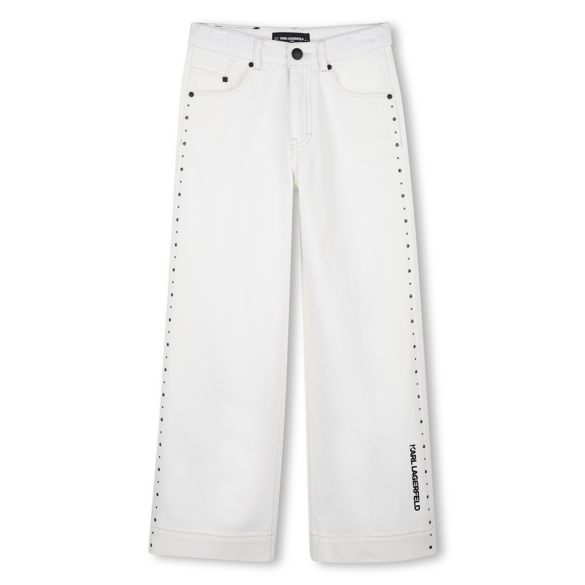Karl Lagerfeld Kids - Pantalon Illustré - Milk - Fille - 12 Ans