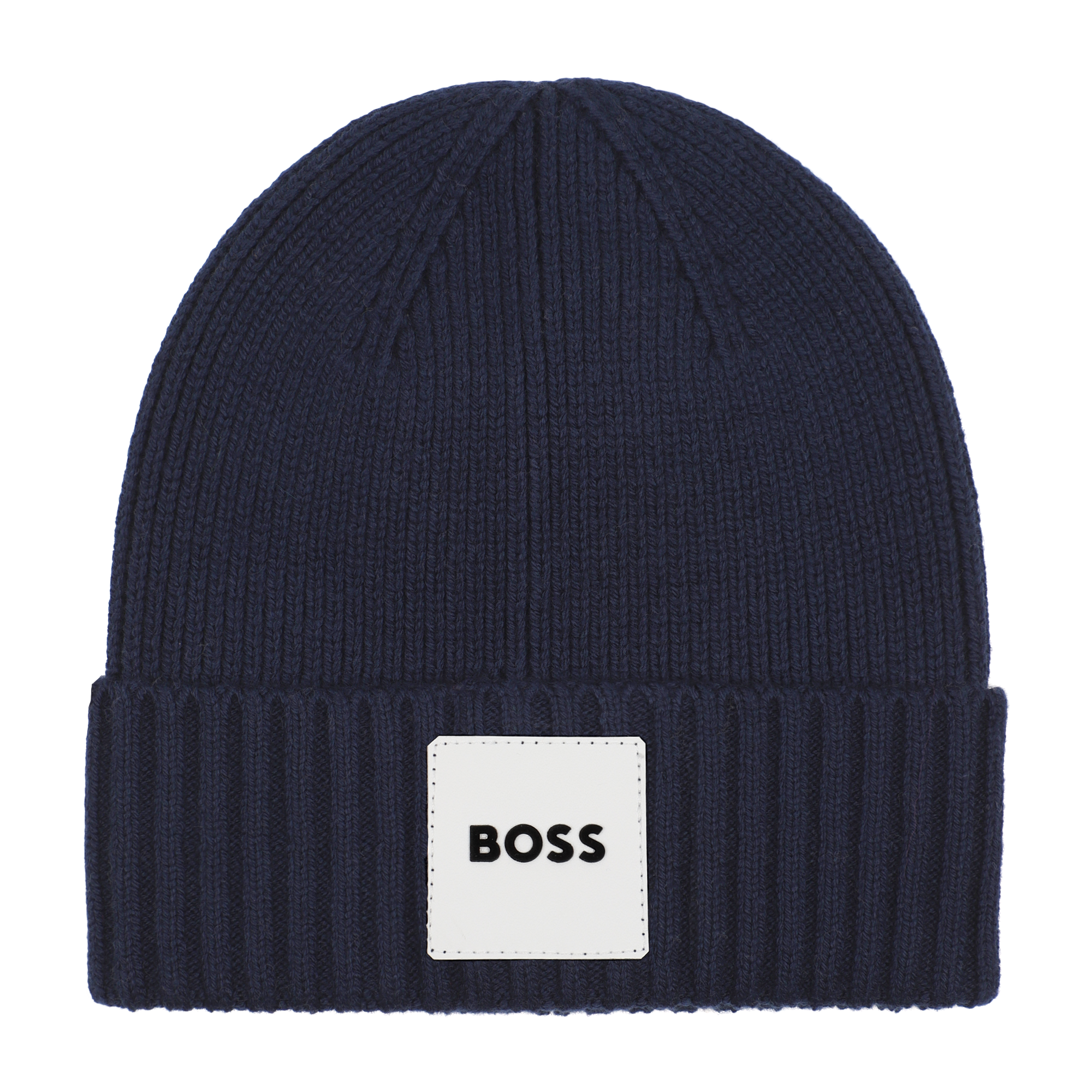 Boss - Bonnet En Tricot - Bleu Cargo - Garçon - Taille 46