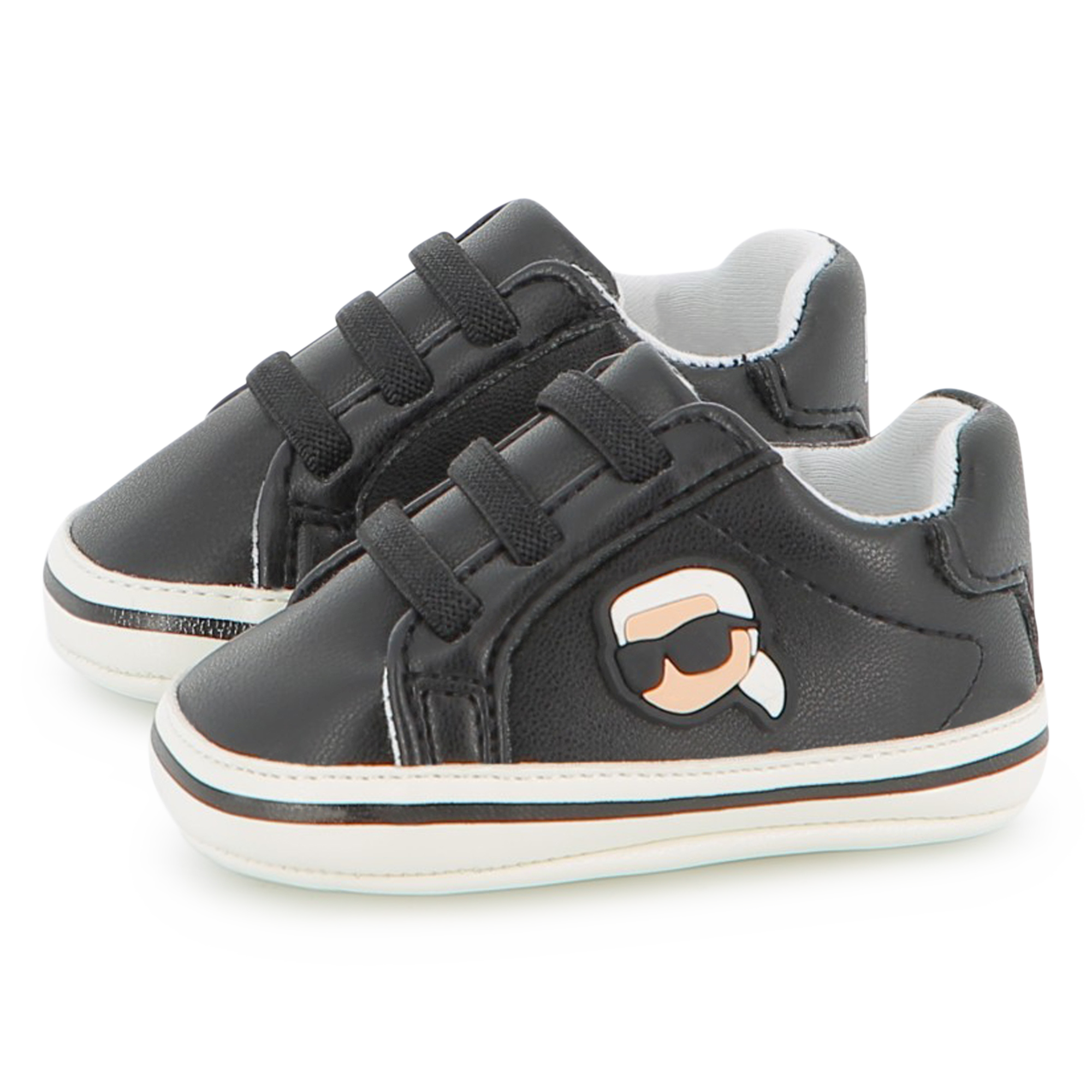 Karl+Lagerfeld+Kids+-+Baskets+En+Simili+-+Unisexe+-+Taille+17+-+Noir+-+Kids+Around