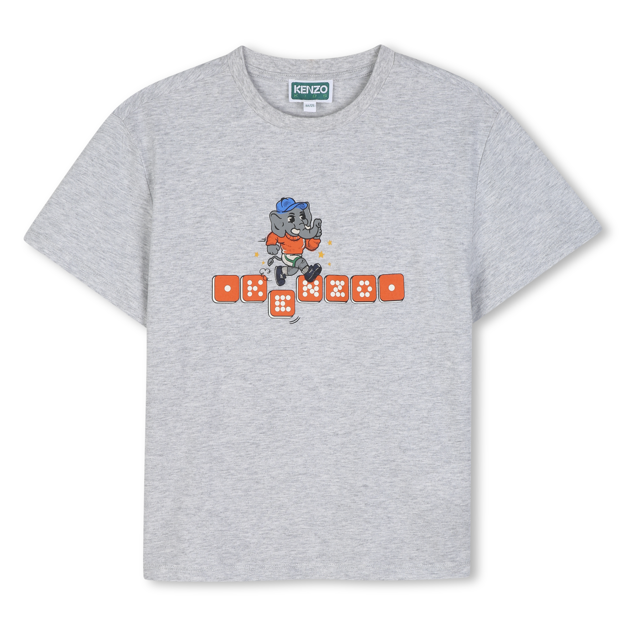 Kenzo Kids - Tee-shirt Manches Courtes - Gris Chine - Unisexe - 10 Ans Kenzo Kids - Tee-shirt Manches Courtes - Gris Chine - Unisexe - 10 Ans