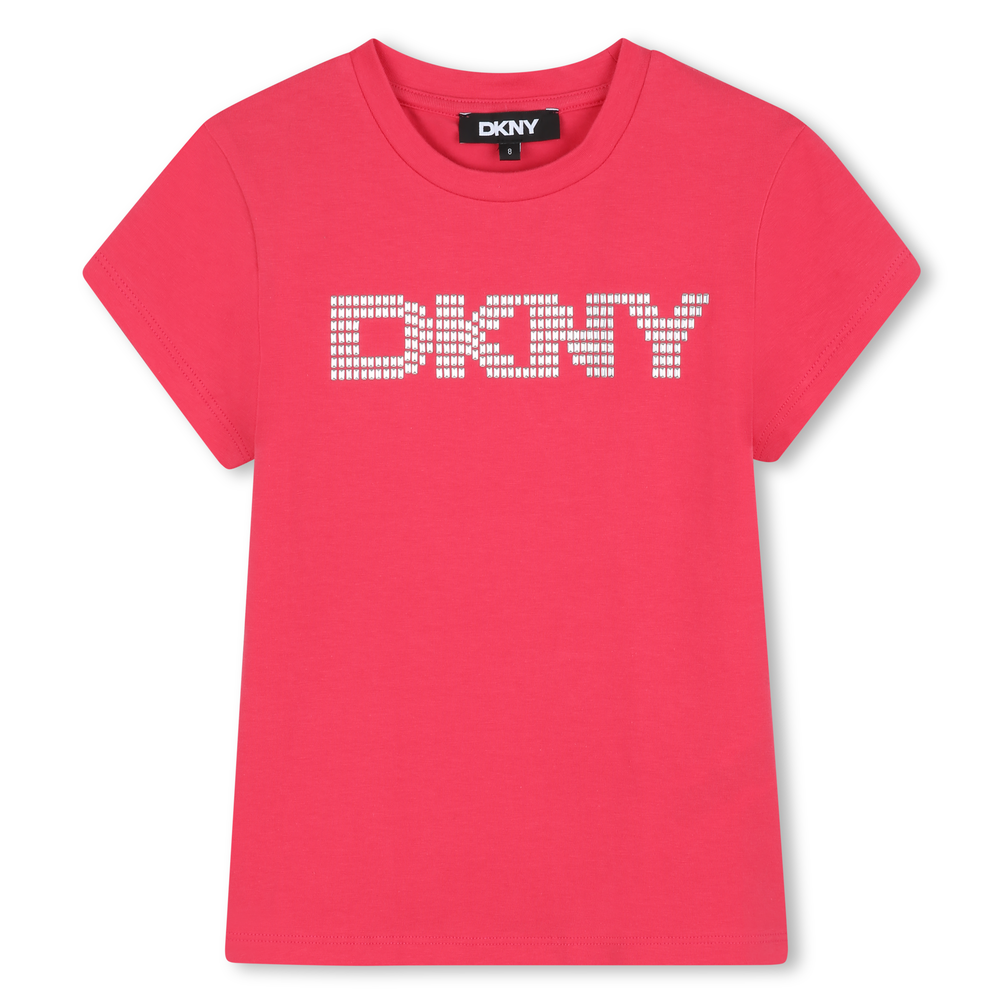 Dkny+-+T-shirt+à+Manches+Courtes+-+Fille+-+Taille+4+ans+-+Rose+-+Kids+Around