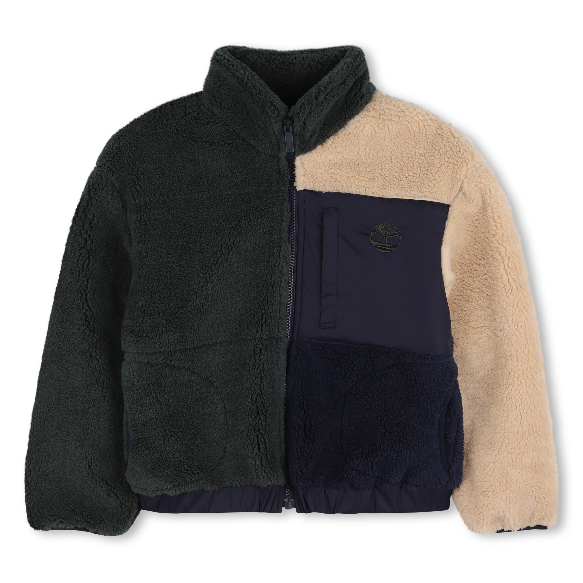 Timberland - Cardigan En Polaire Duveteuse - Bottle Green - Garçon - 6 Ans