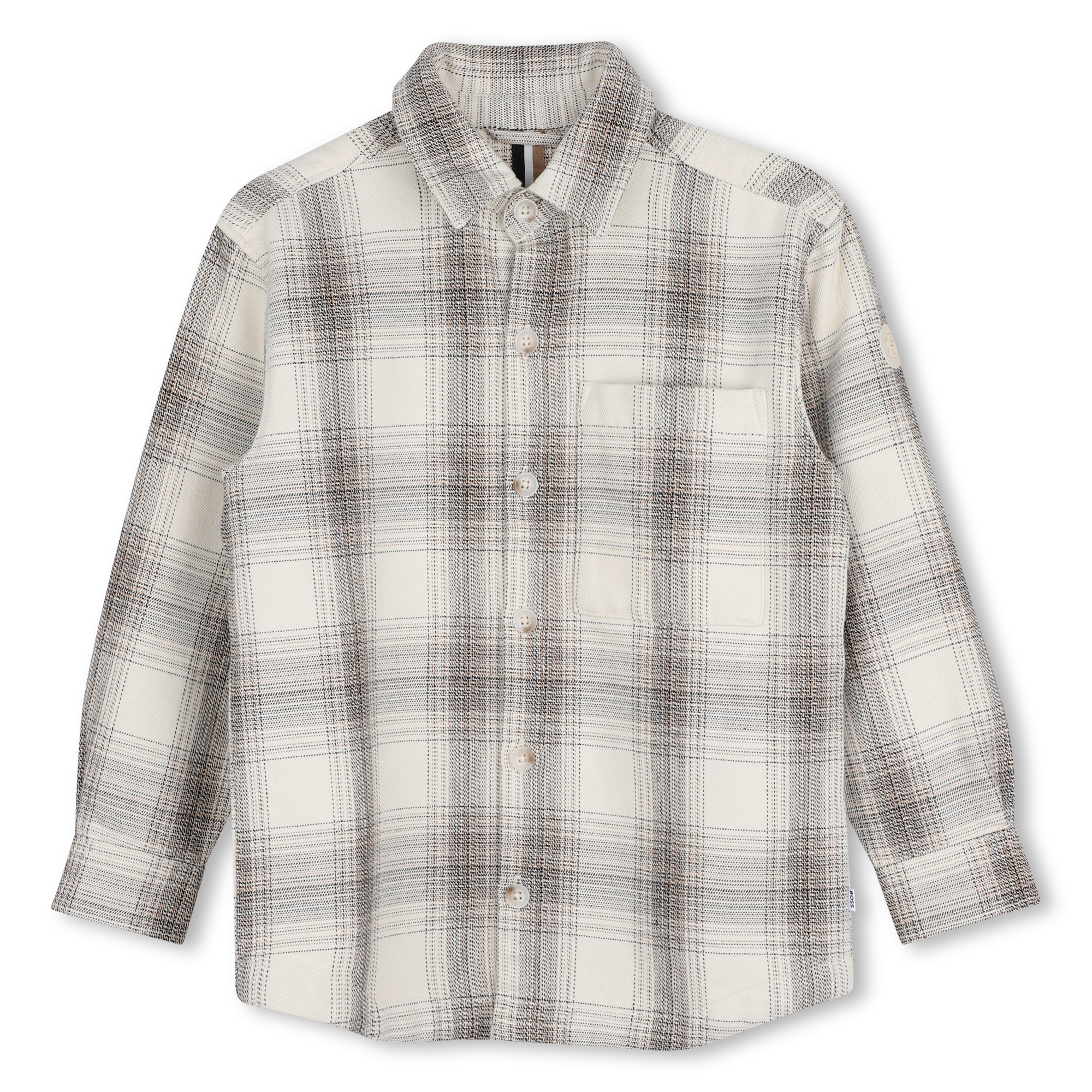 Boss - Chemise Manches Longues - Ivory - Garçon - 6 Ans