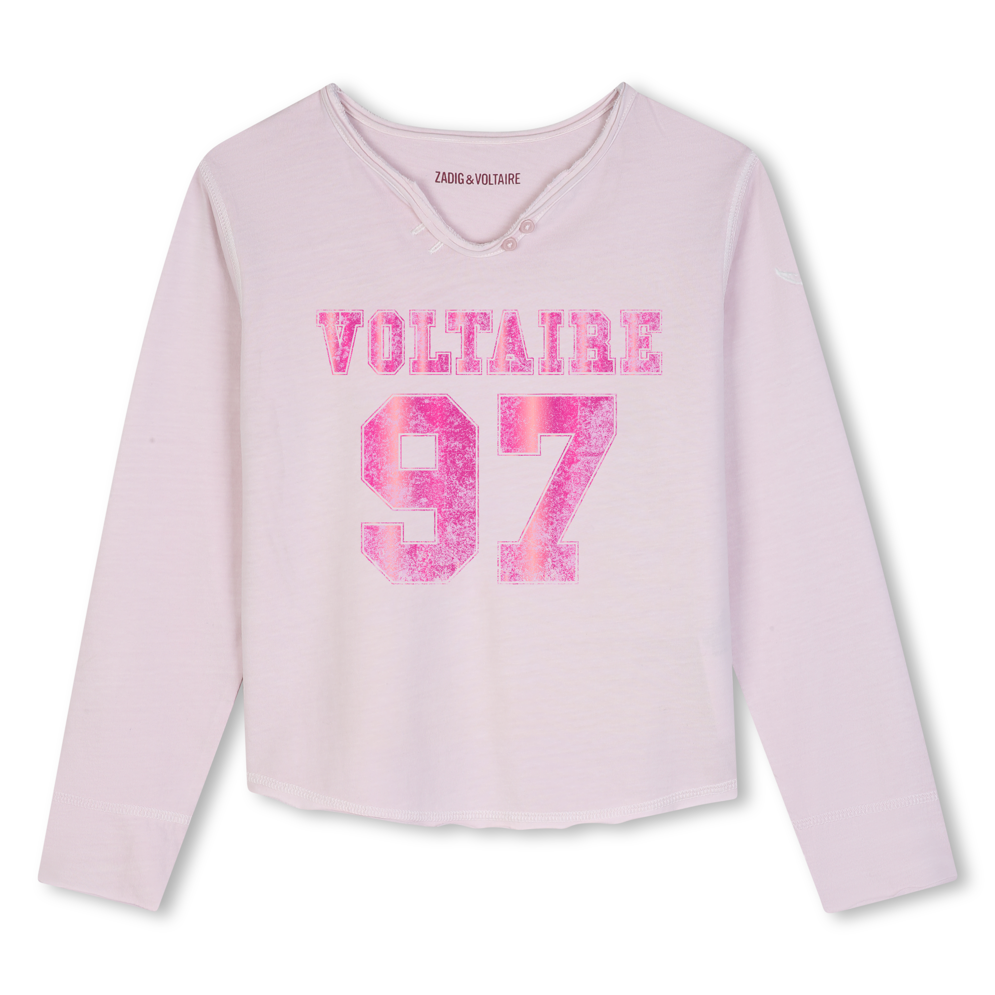 Zadig & Voltaire - Tee-shirt Manches Longues - Rose Clair - Fille - 12 Ans Zadig & Voltaire - Tee-shirt Manches Longues - Rose Clair - Fille - 12 Ans