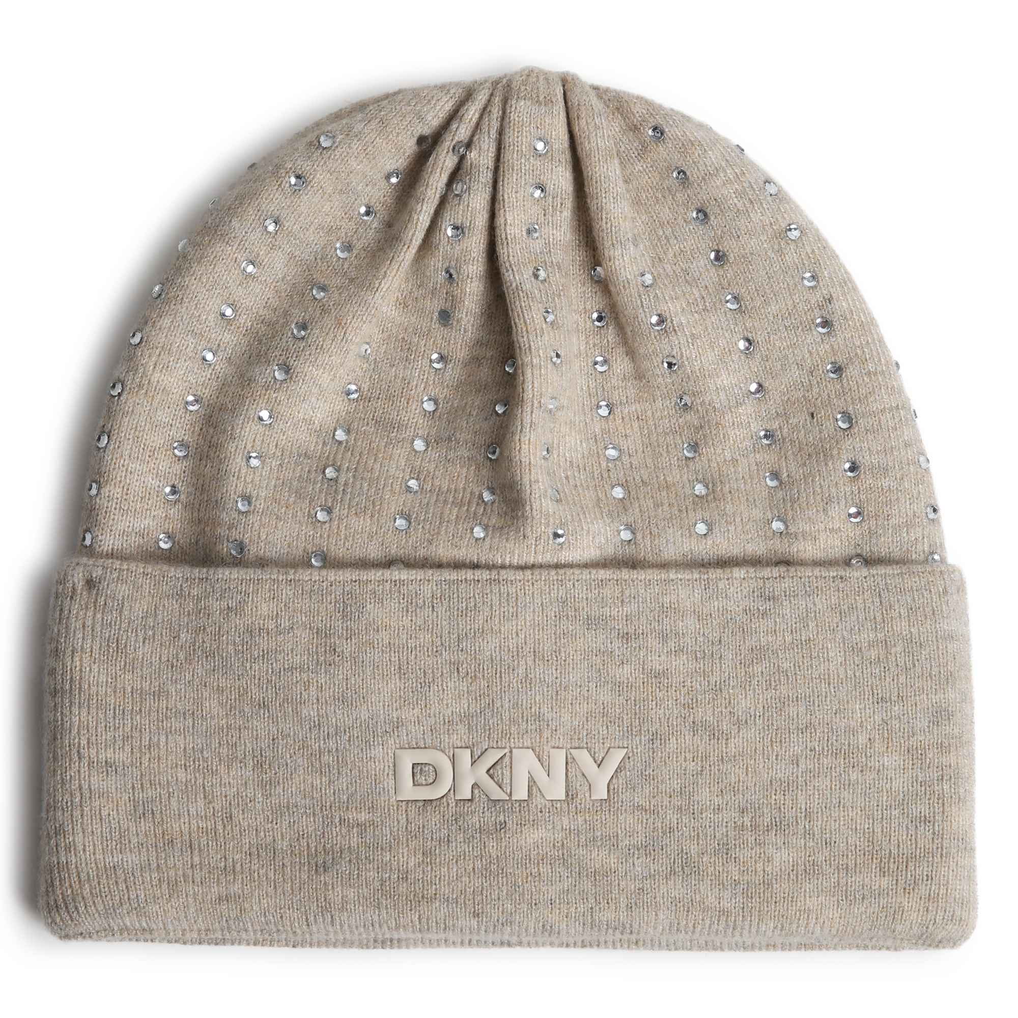 Dkny - Bonnet En Tricot - Beige Chine - Fille - Taille T3