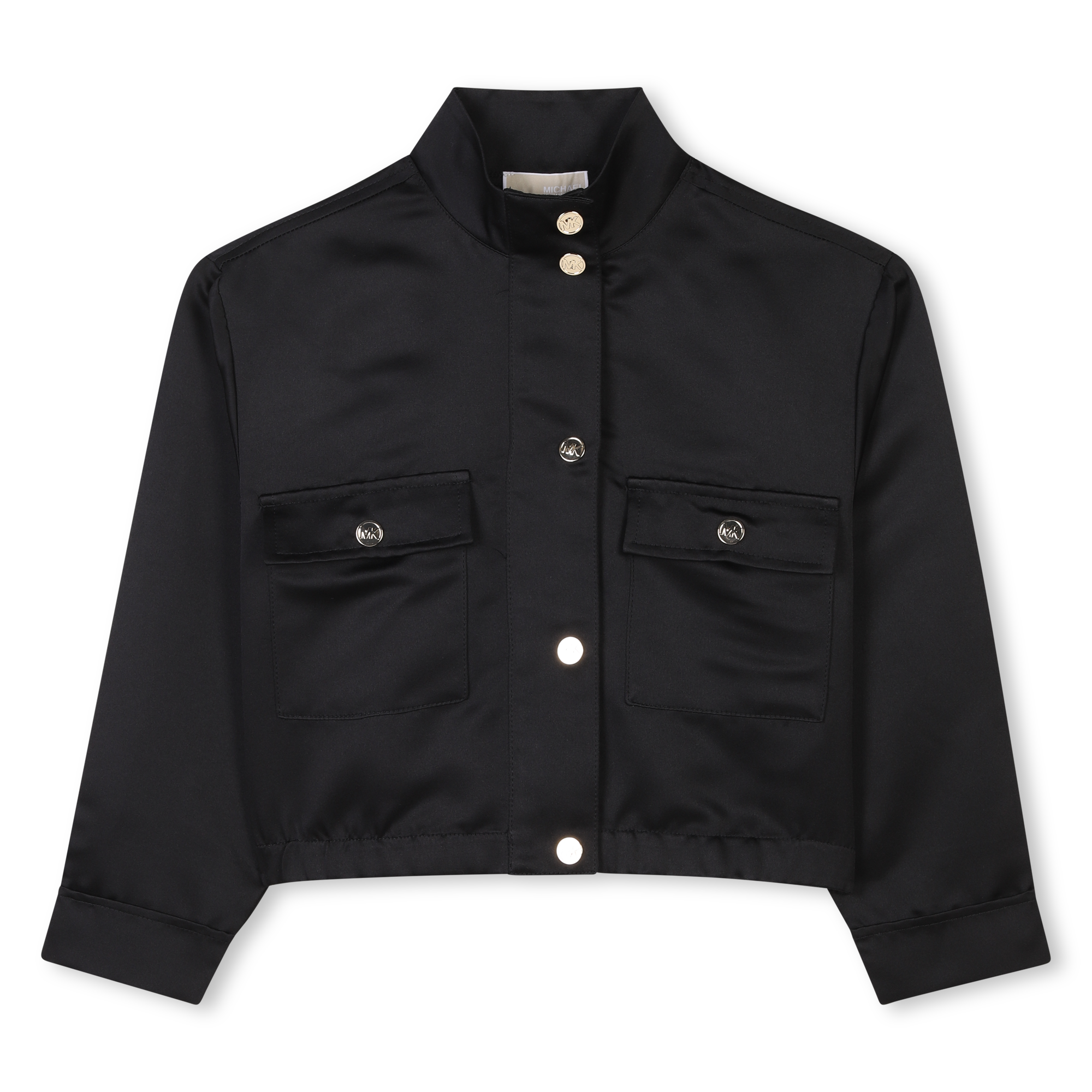 Michael+Kors+-+Cardigan+En+Satin+-+Fille+-+Taille+8+ans+-+Noir+-+Kids+Around