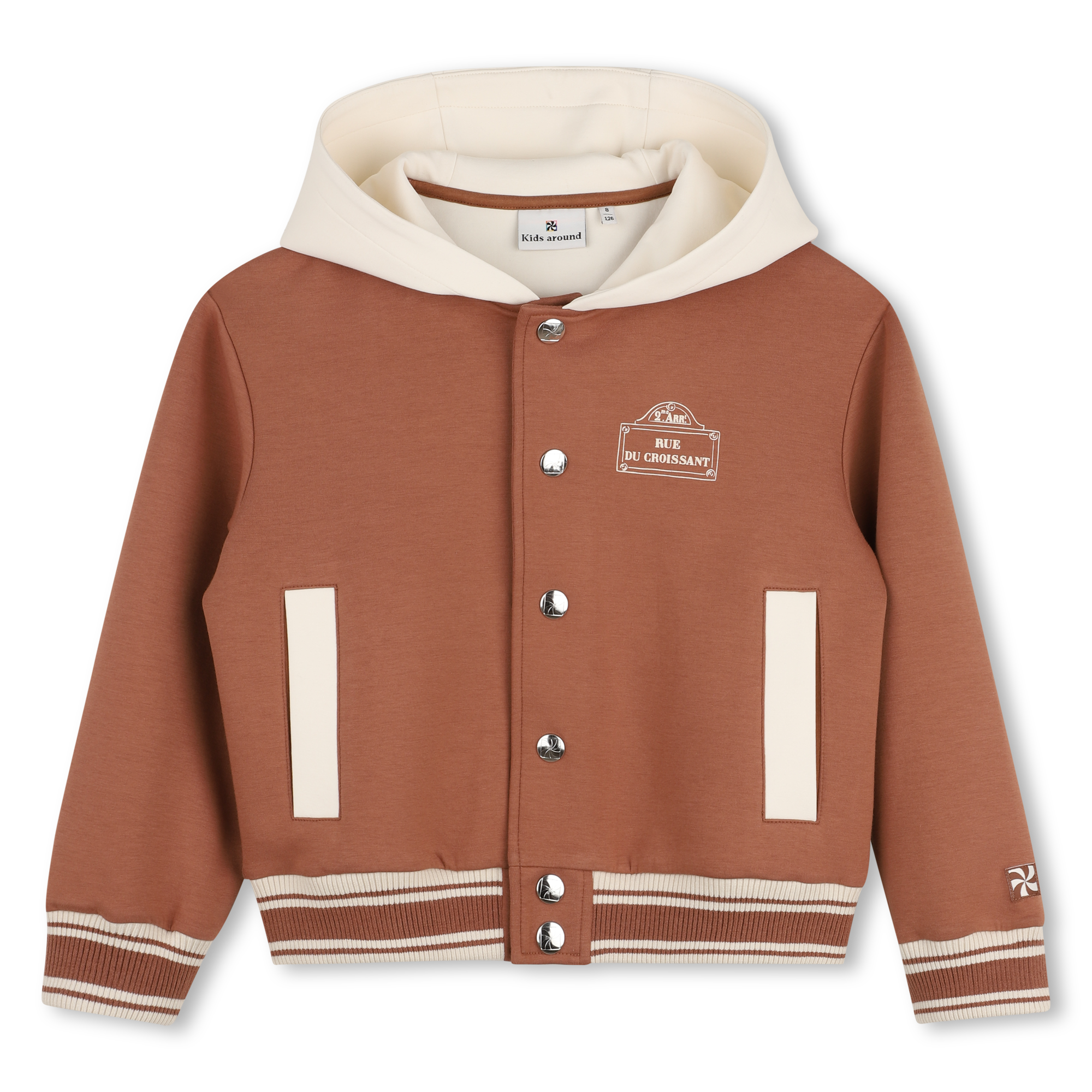 Kids Around - Cardigan À Capuche - Rawhide - Fille - 12 Ans