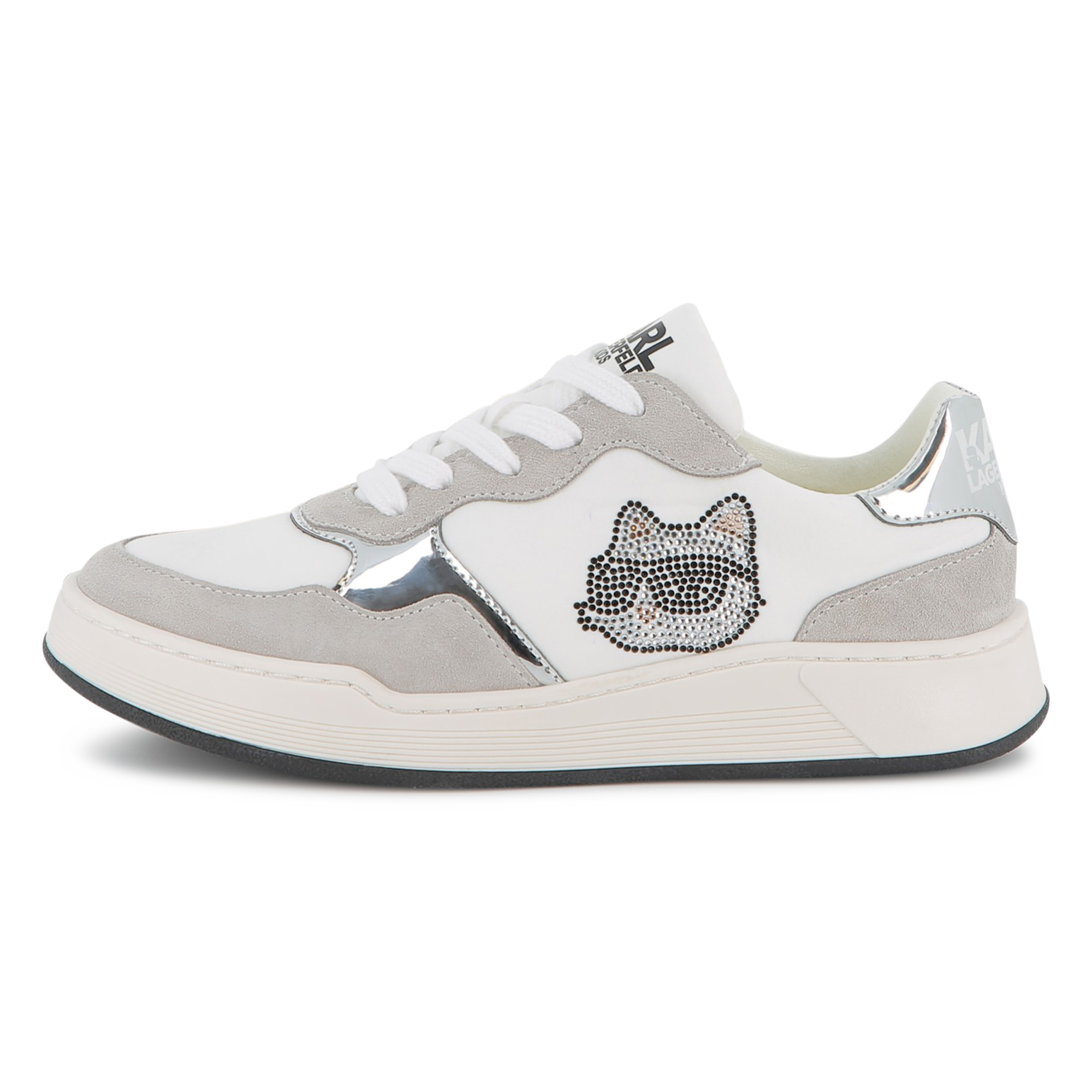 Karl Lagerfeld Kids - Baskets Basses À Lacets - Blanc - Fille - Taille 39