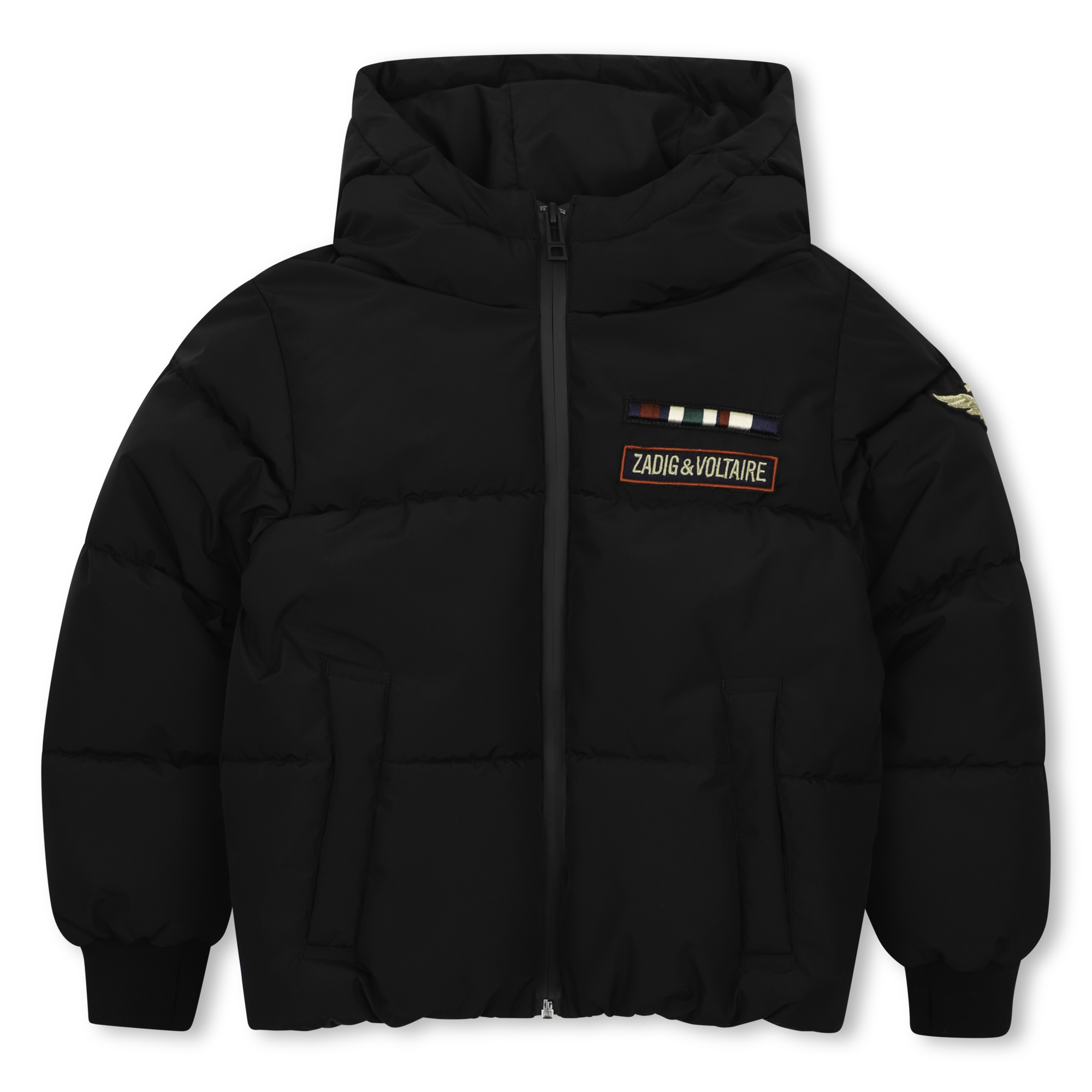 Zadig & Voltaire - Doudoune À Capuche - Black - Garçon - 10 Ans Zadig & Voltaire - Doudoune À Capuche - Black - Garçon - 10 Ans