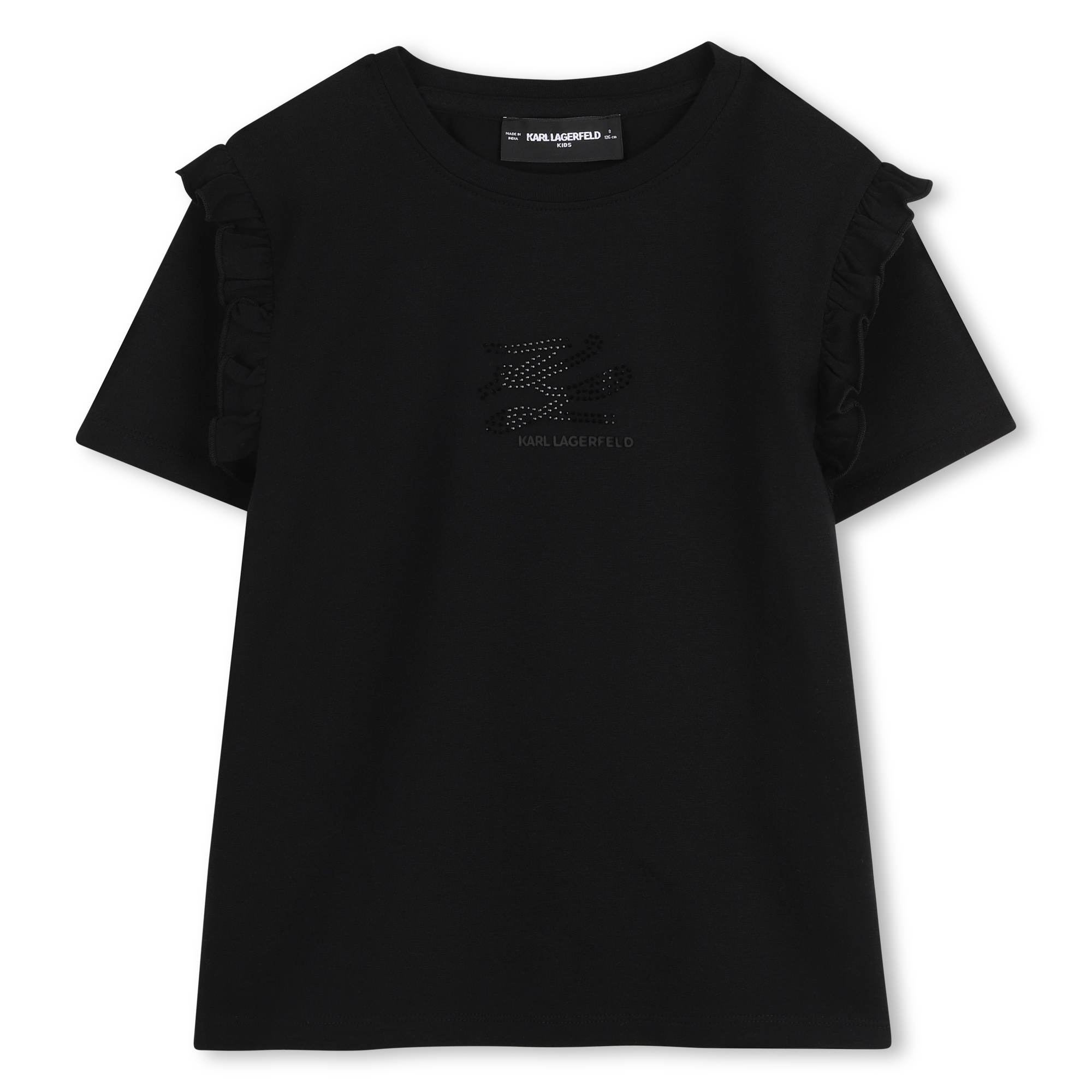 Karl Lagerfeld Kids - Tee-shirt Manches Courtes - Black - Fille - 10 Ans Karl Lagerfeld Kids - Tee-shirt Manches Courtes - Black - Fille - 10 Ans