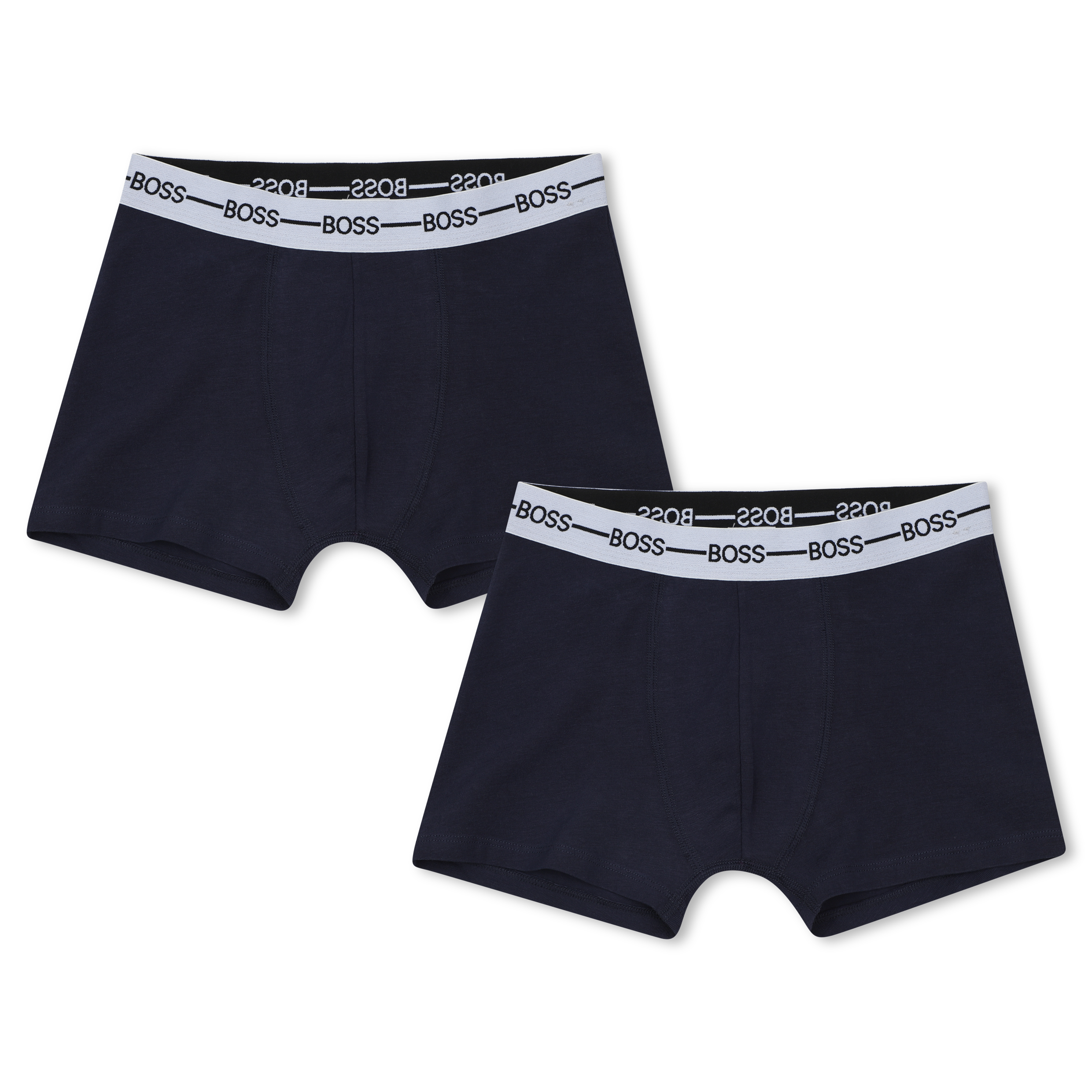 Boss - Lots De 2 Boxers - Bleu Cargo - Garçon - 12 Ans