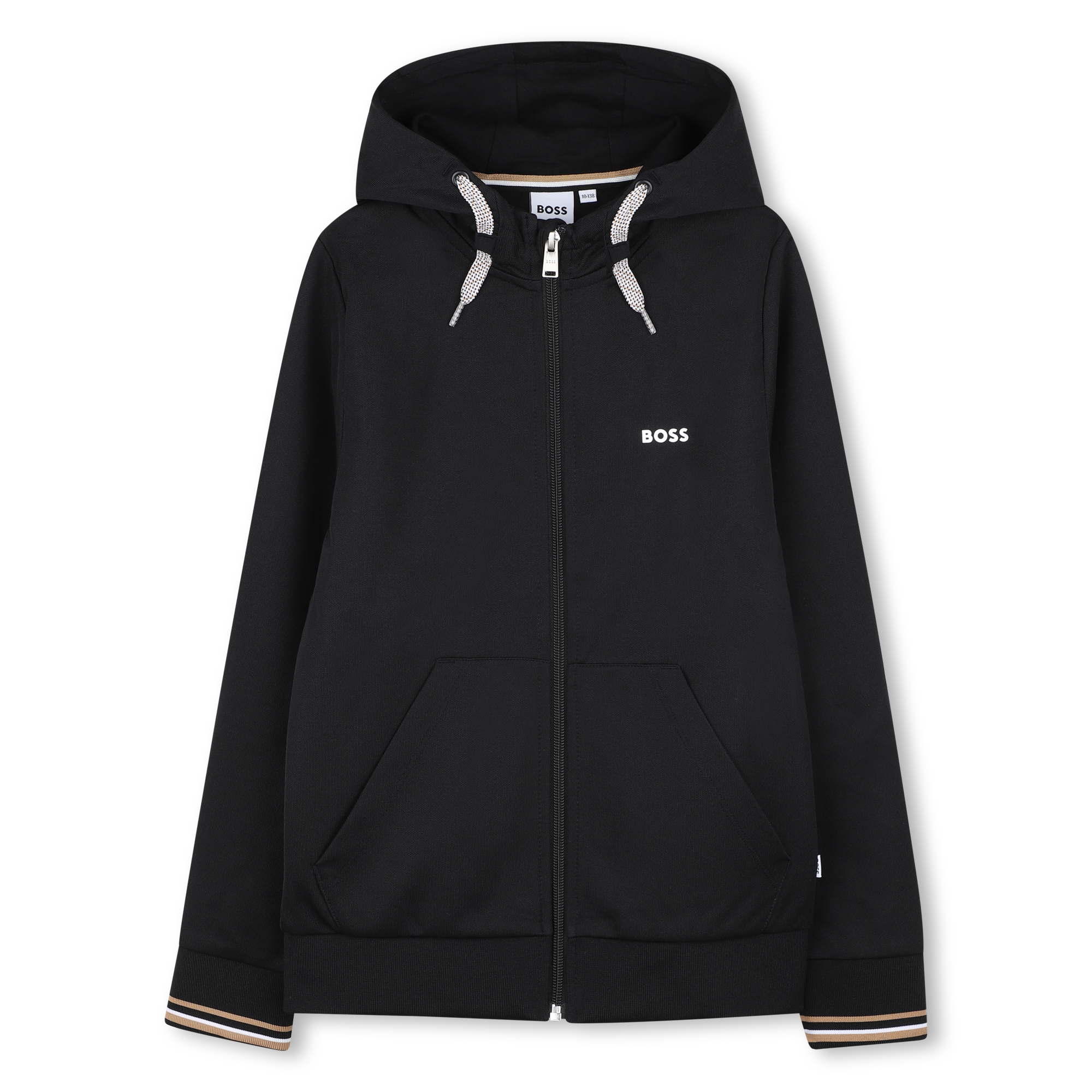 Boss - Cardigan De Jogging - Black - Garçon - 16 Ans