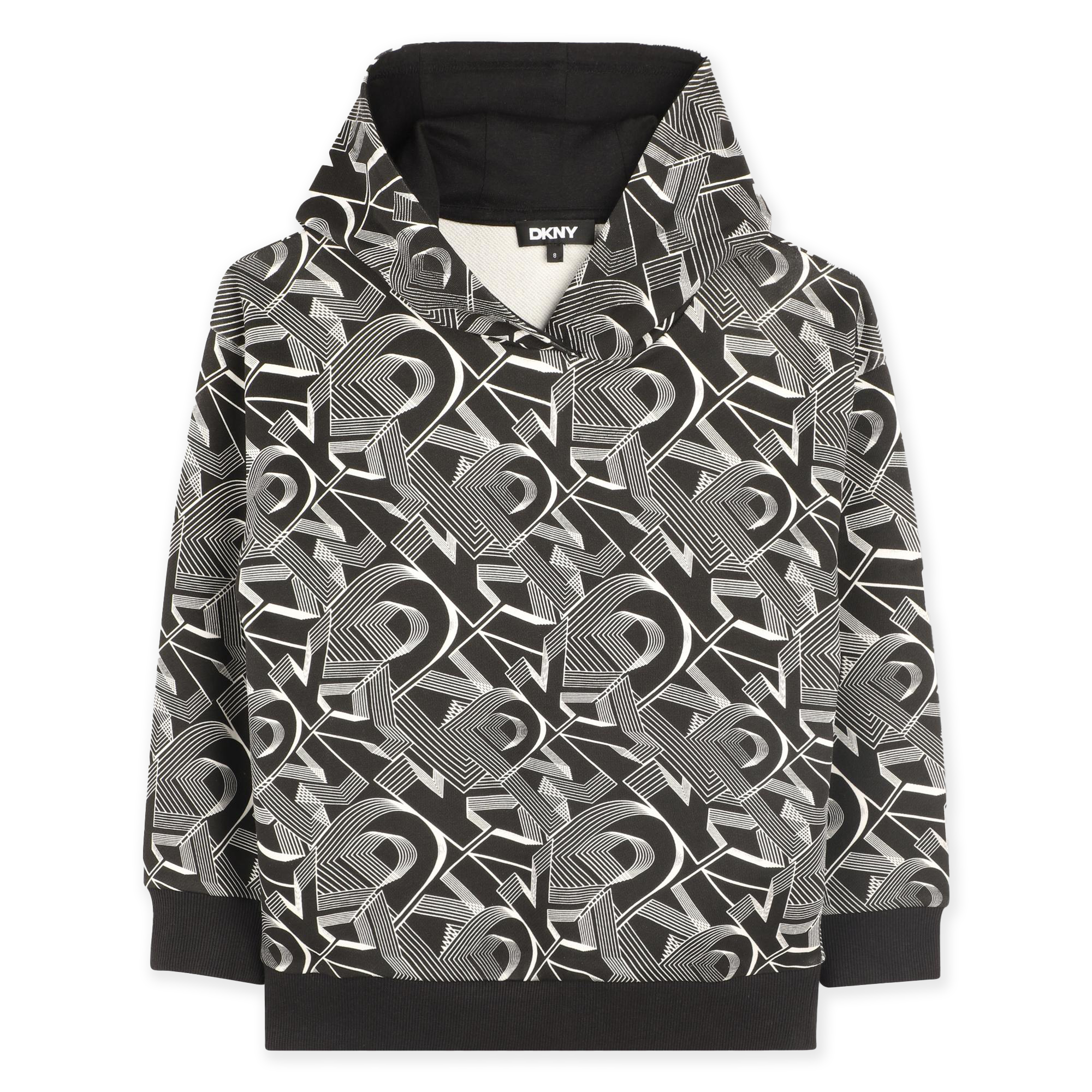 Dkny+-+Sweat+à+Capuche+-+Garcon+-+Taille+4+ans+-+Noir+-+Kids+Around