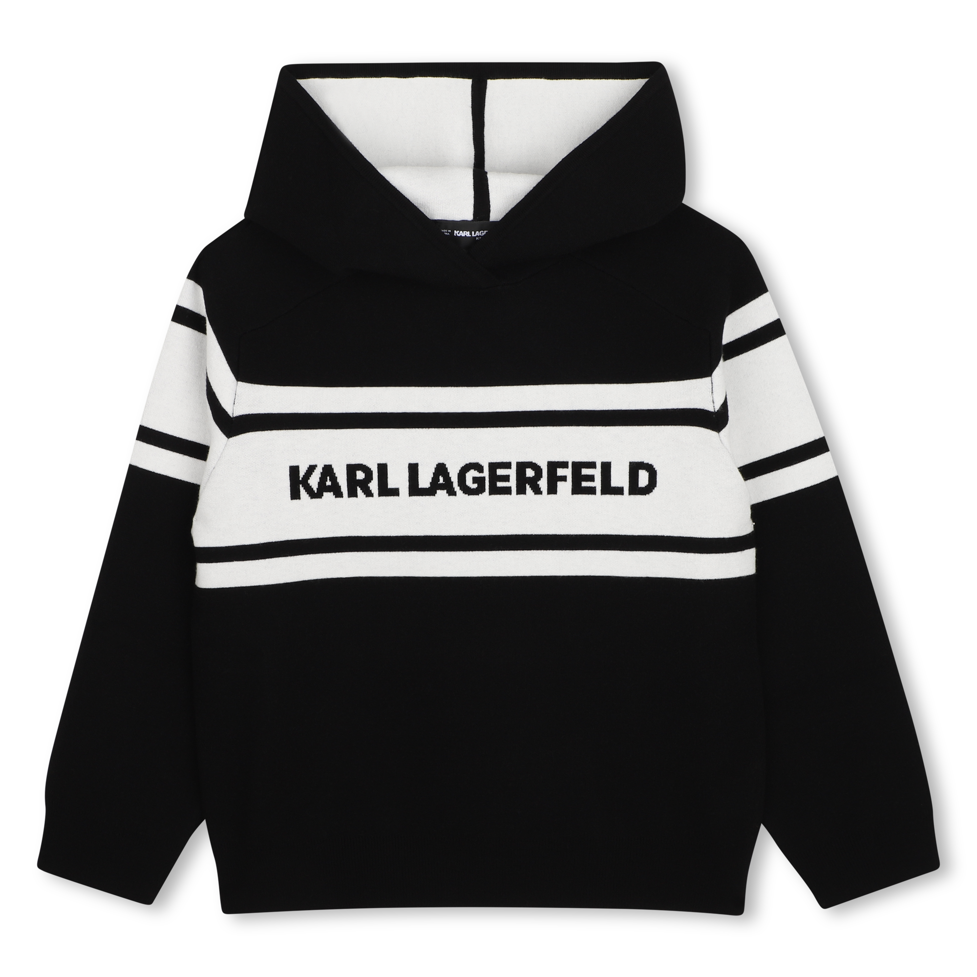 Karl Lagerfeld Kids - Pull À Capuche - Black - Garçon - 8 Ans Karl Lagerfeld Kids - Pull À Capuche - Black - Garçon - 8 Ans