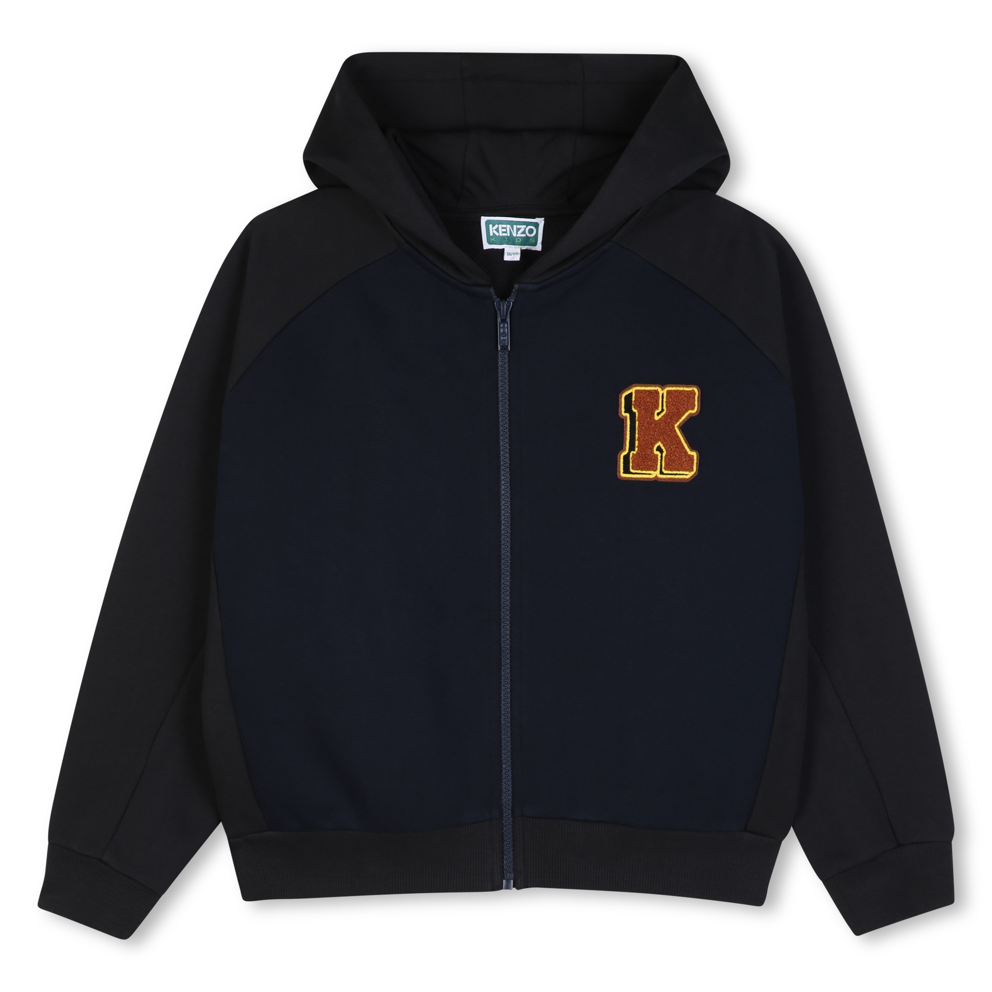 Kenzo Kids - Cardigan À Capuche - Bleu Mistral - Garçon - 5 Ans Kenzo Kids - Cardigan À Capuche - Bleu Mistral - Garçon - 5 Ans