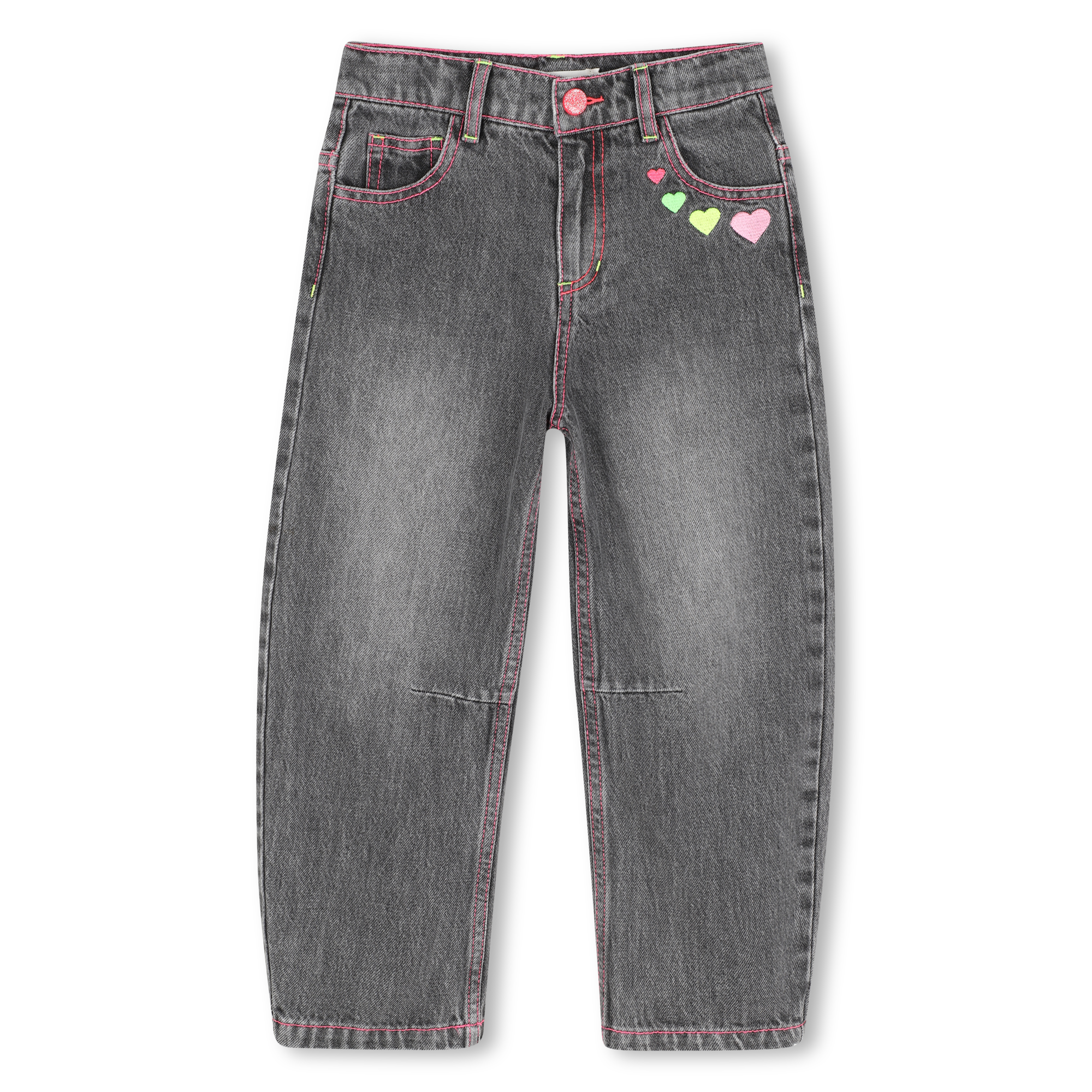 Billieblush - Pantalon En Denim - Denim Grey - Fille - 12 Ans Billieblush - Pantalon En Denim - Denim Grey - Fille - 12 Ans