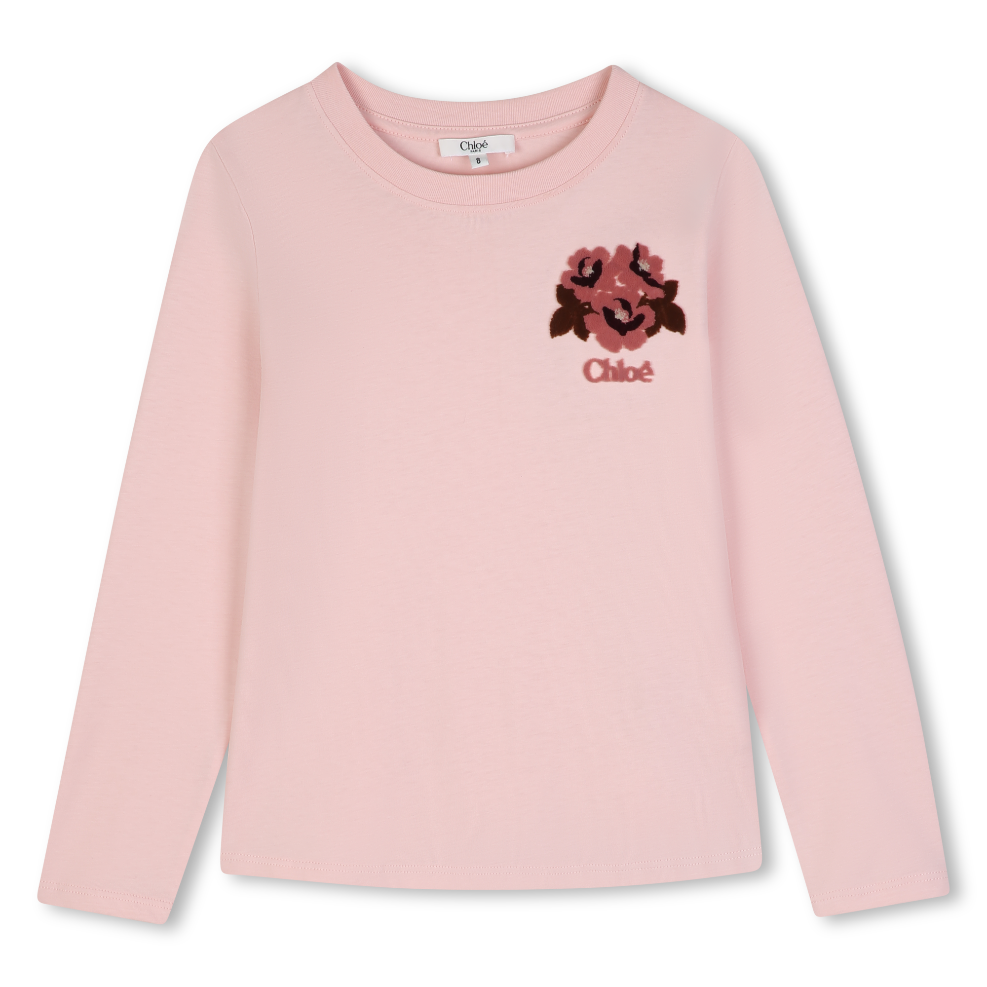 Chloe - Tee-shirt Manches Longues - Dirty Pink - Fille - 8 Ans