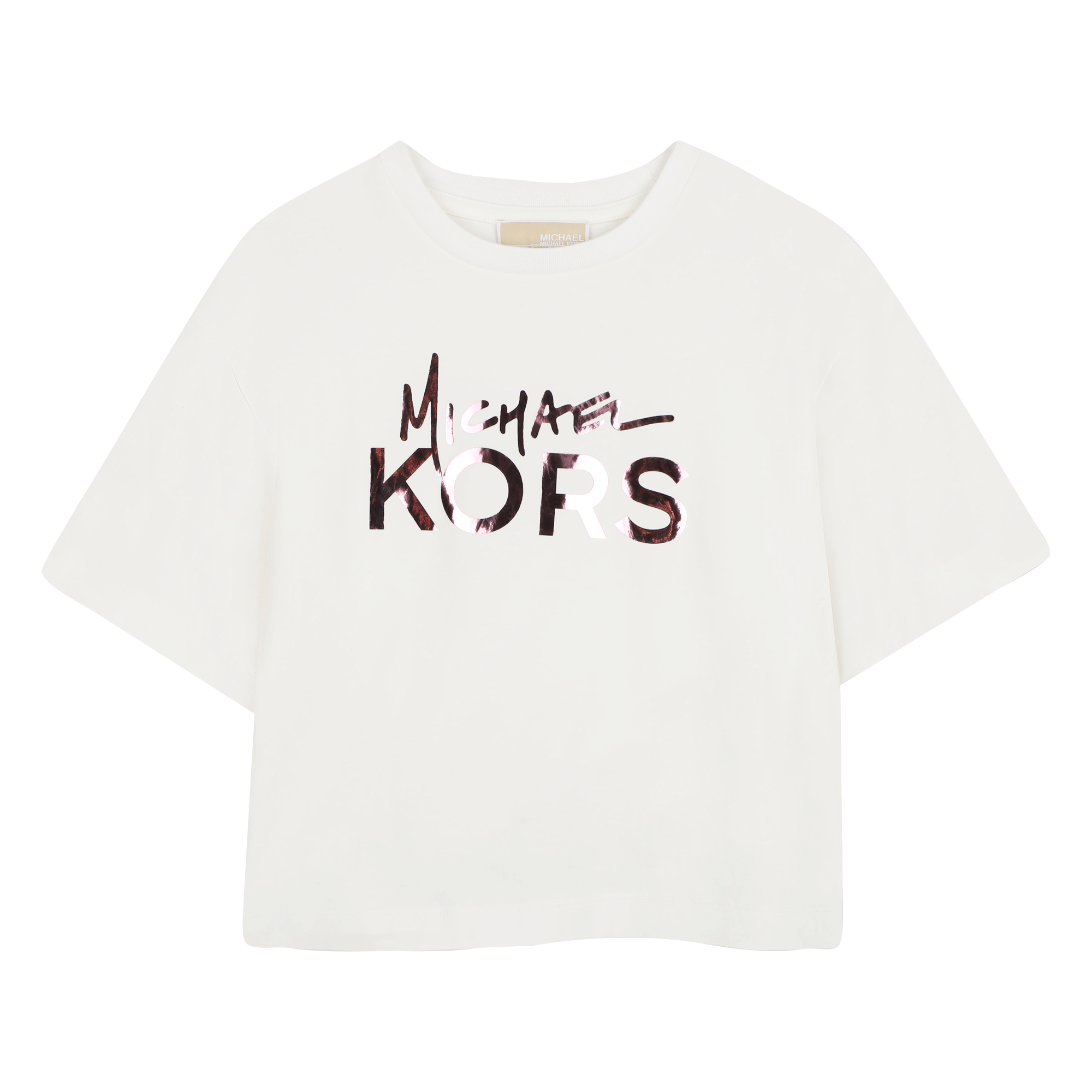 Michael Kors - Tee-shirt Manches Courtes - Offwhite - Fille - 5 Ans