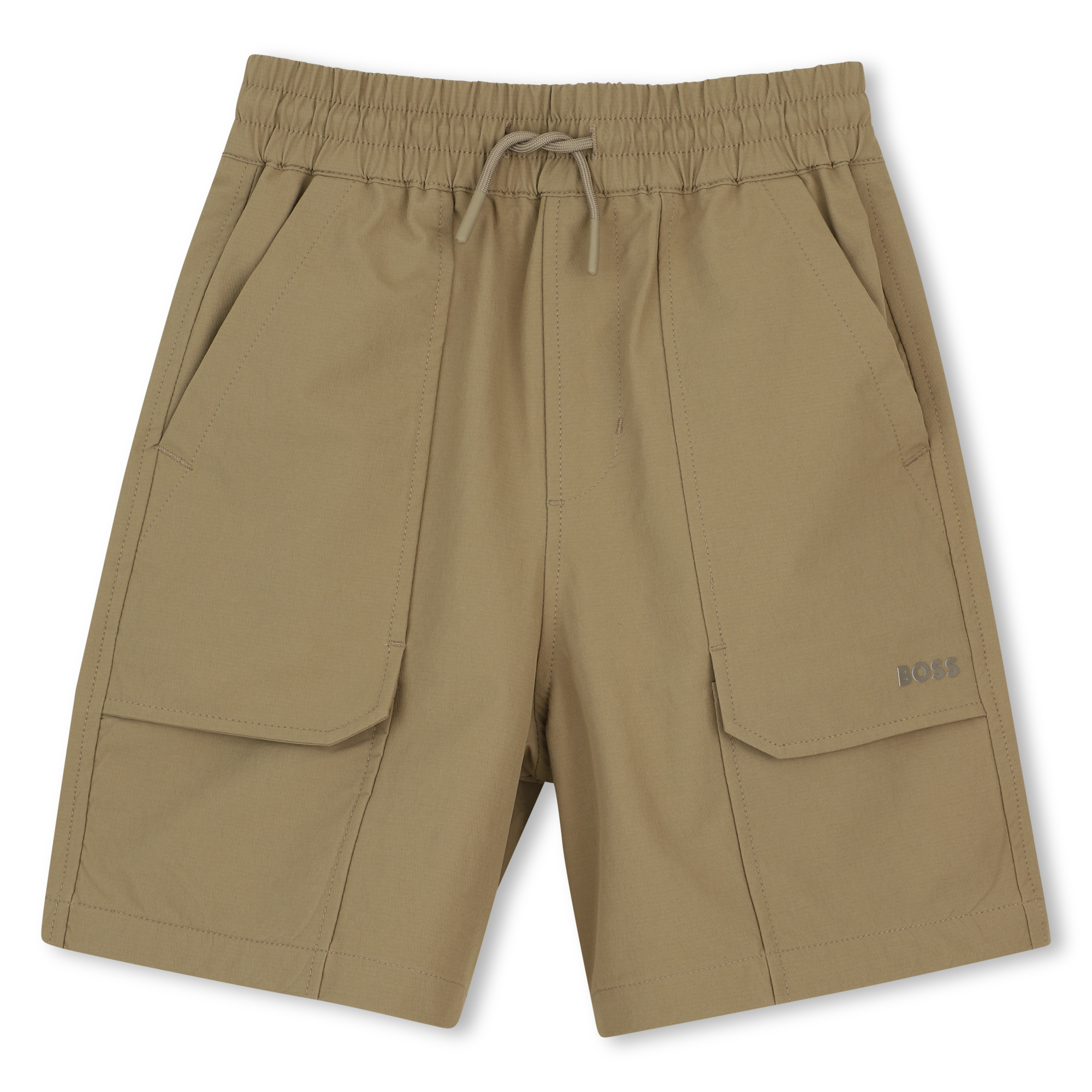 Boss - Bermuda En Molleton - Dark Taupe - Garçon - 10 Ans