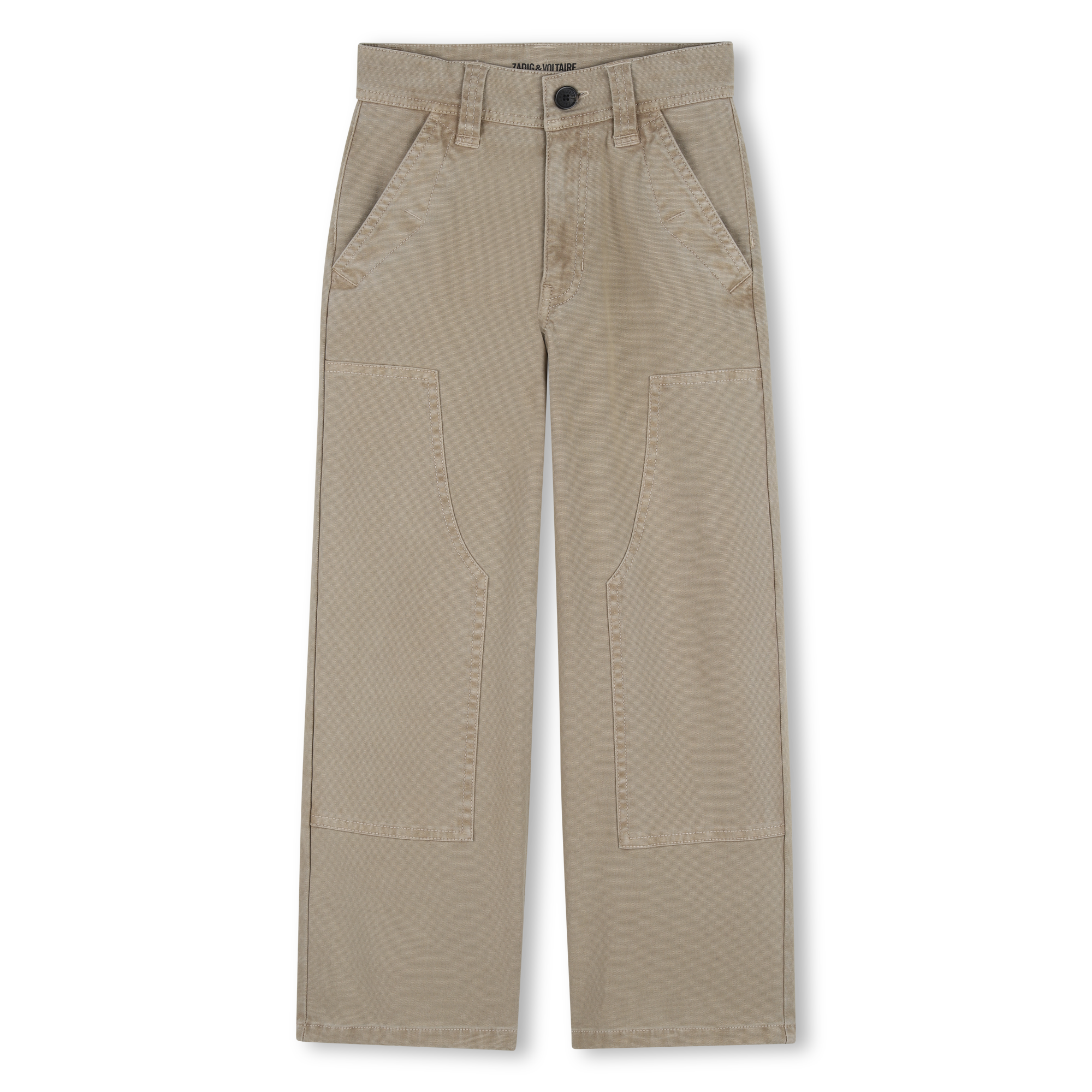 Zadig & Voltaire - Pantalon Large - Beige Fonce - Garçon - 4 Ans