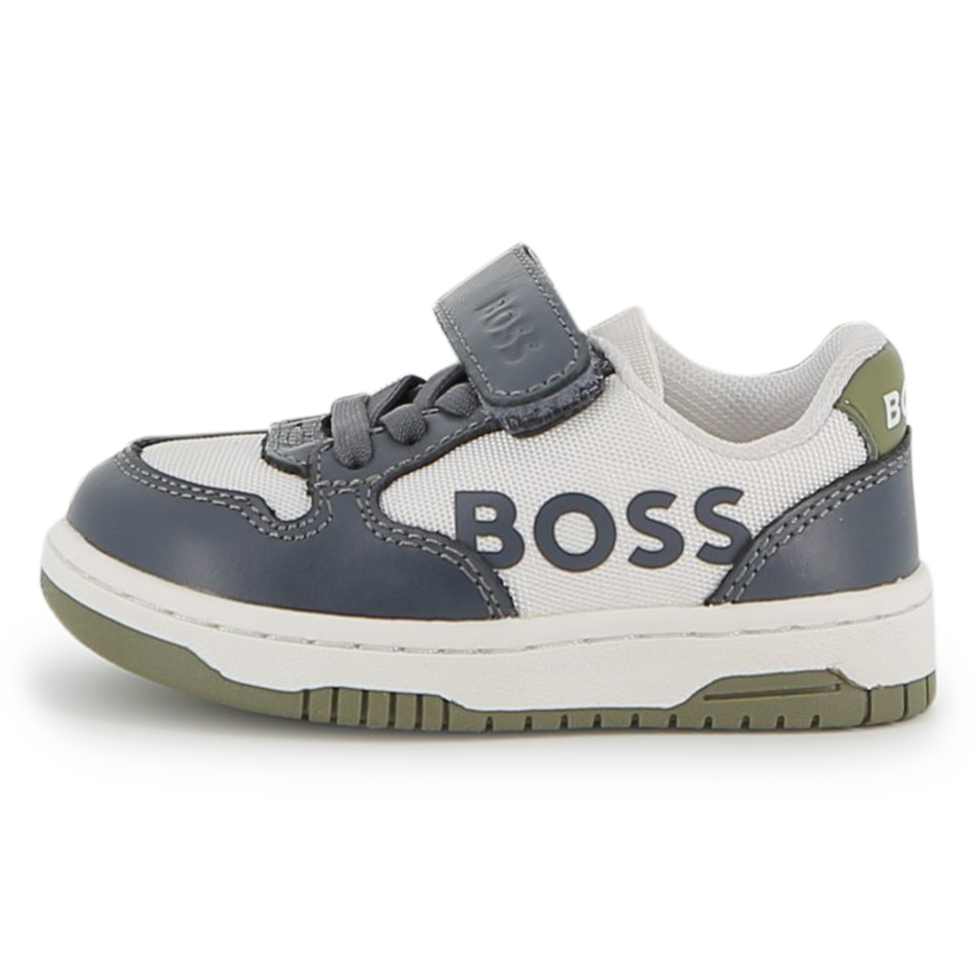 Boss - Baskets Avec Lacets Élastiqués - Anthracite - Garçon - Taille 22
