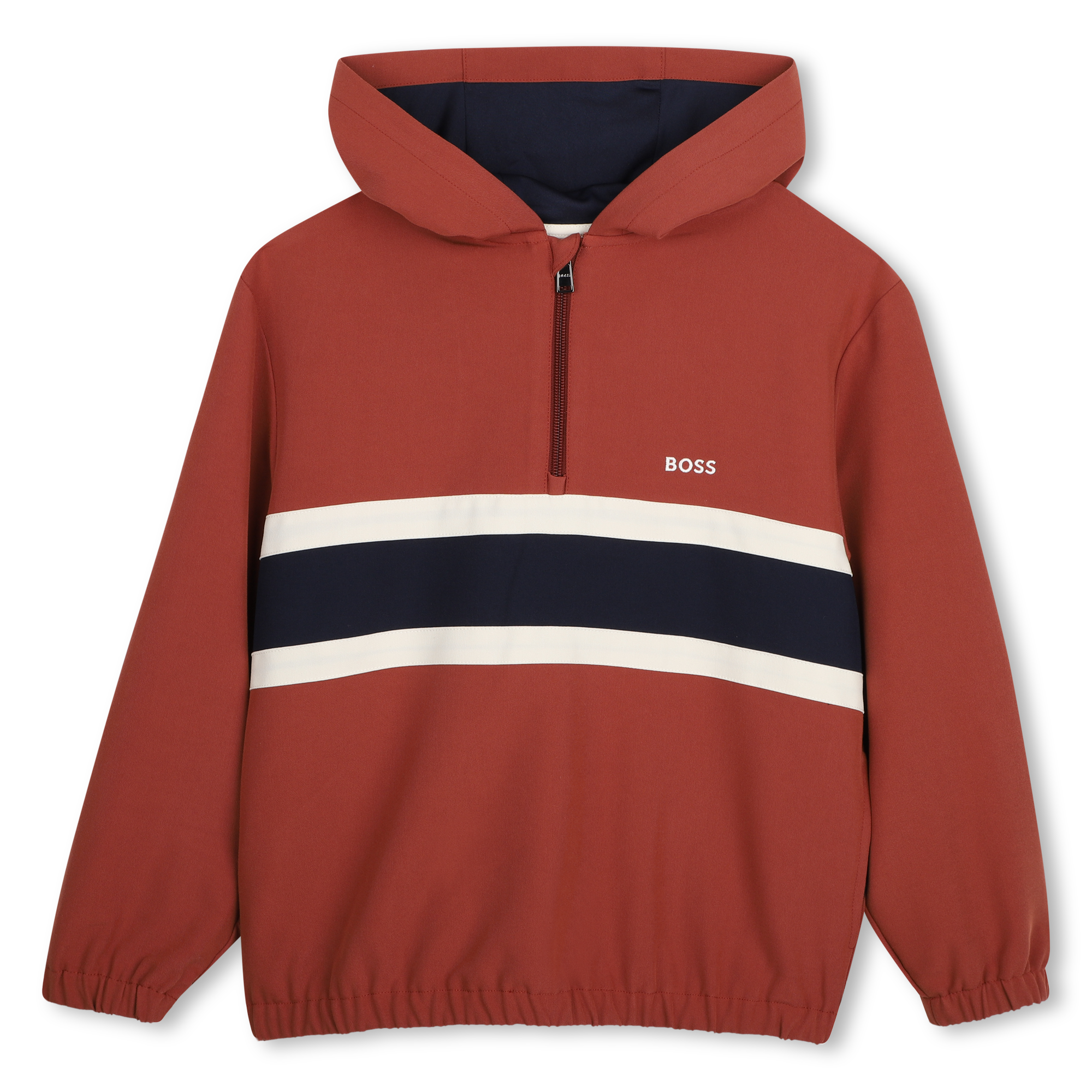Boss - Sweat-shirt À Capuche - Burnt Red - Garçon - 5 Ans