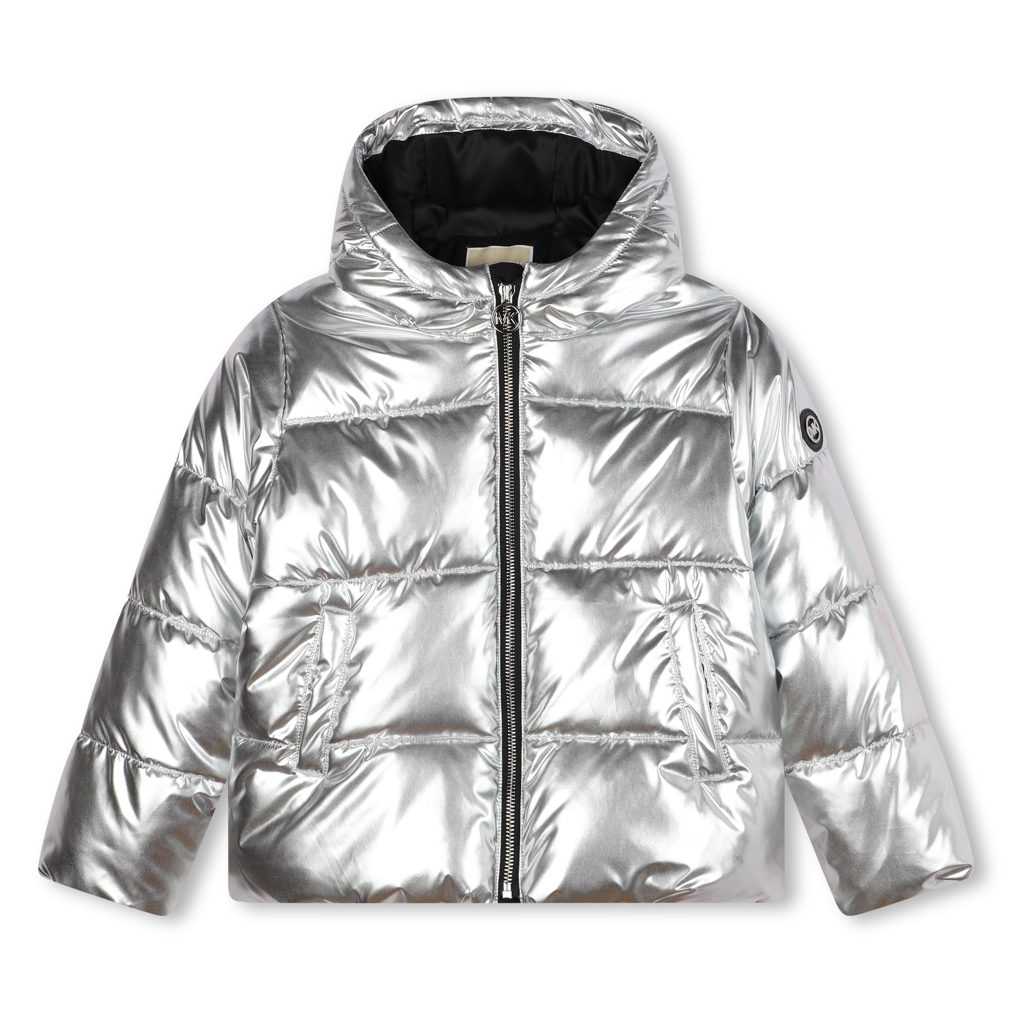 Michael+Kors+-+Doudoune+à+Capuche+-+Fille+-+Taille+2+ans+-+Silver+-+Kids+Around