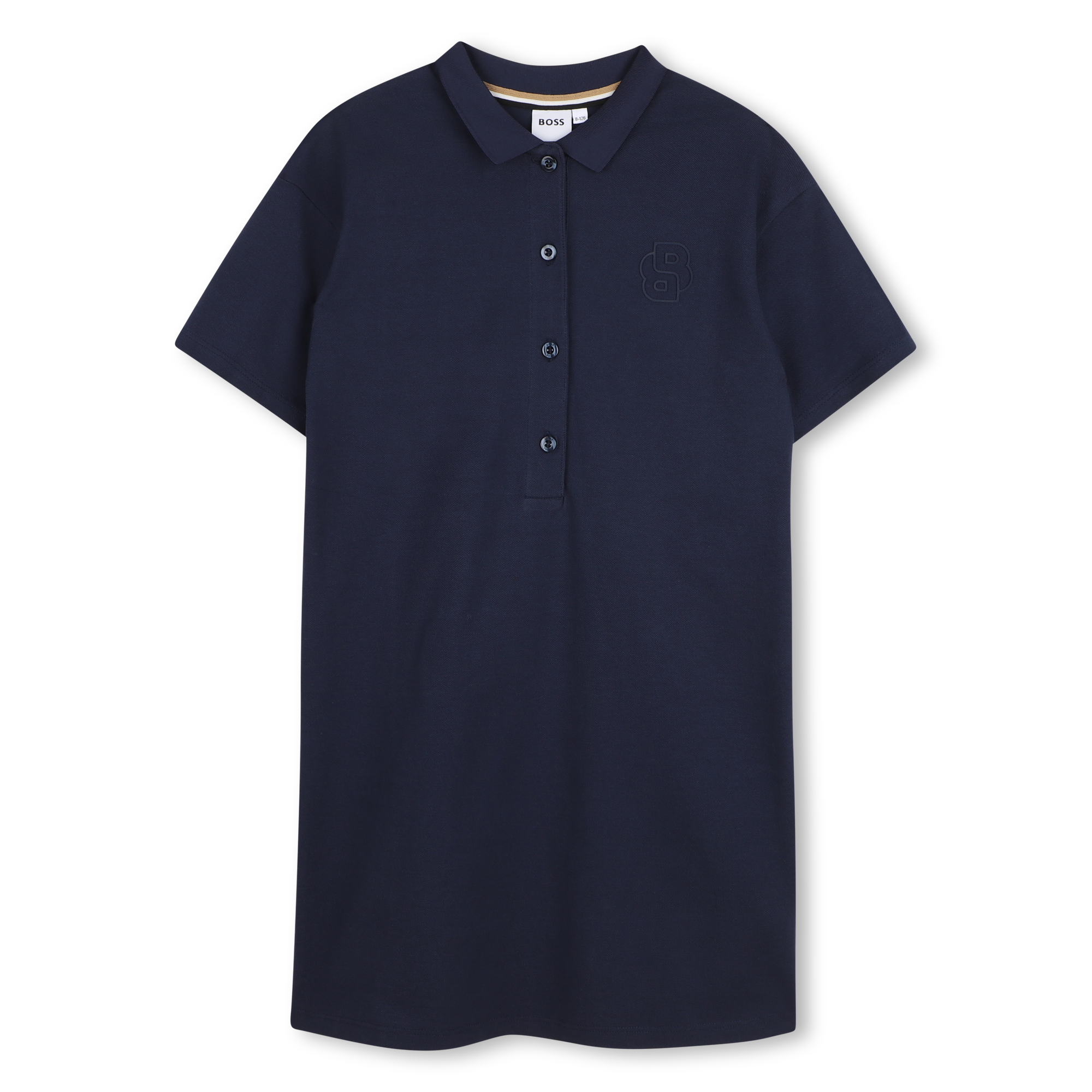 Boss - Robe Polo - Bleu Cargo - Fille - 14 Ans
