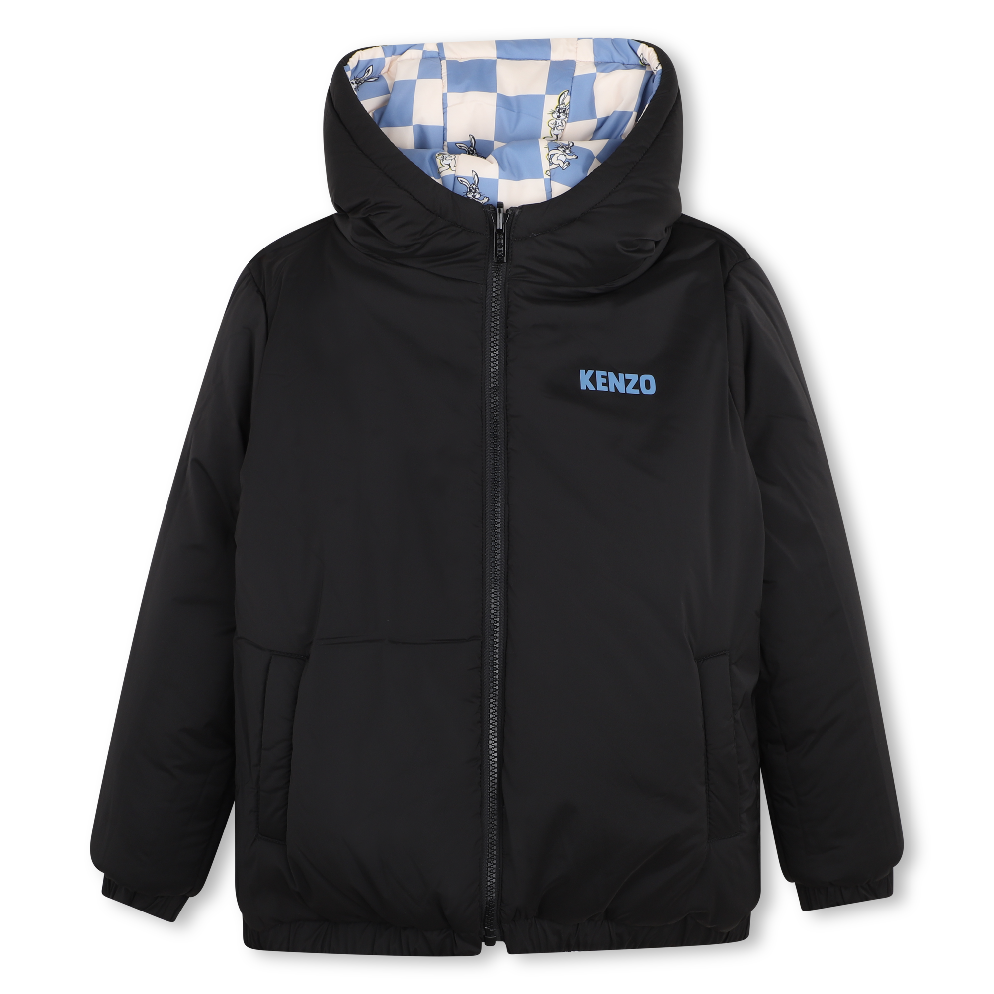 Kenzo Kids - Doudoune Réversible - Black - Garçon - 4 Ans Kenzo Kids - Doudoune Réversible - Black - Garçon - 4 Ans