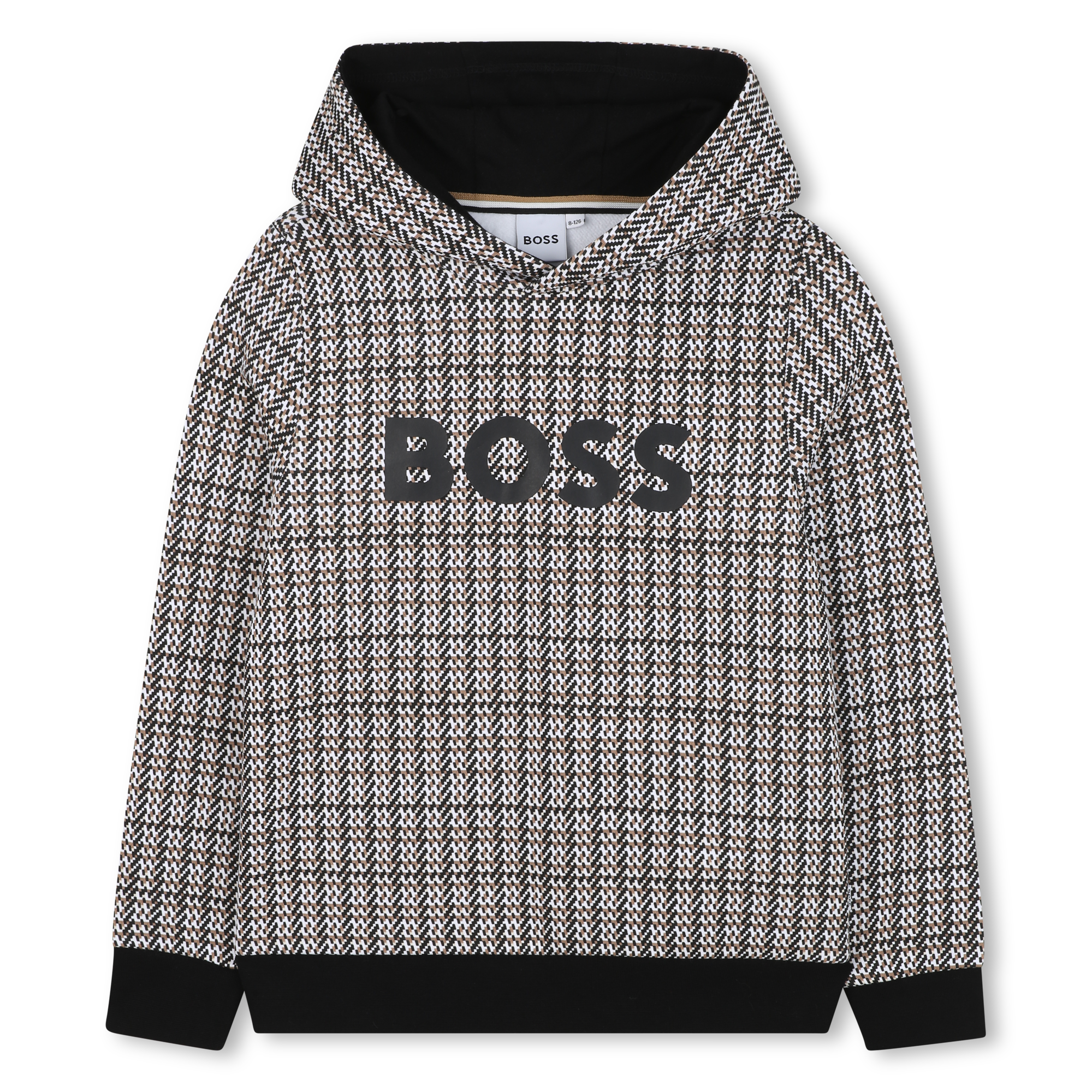Boss - Sweat À Capuche - Black - Garçon - 12 Ans
