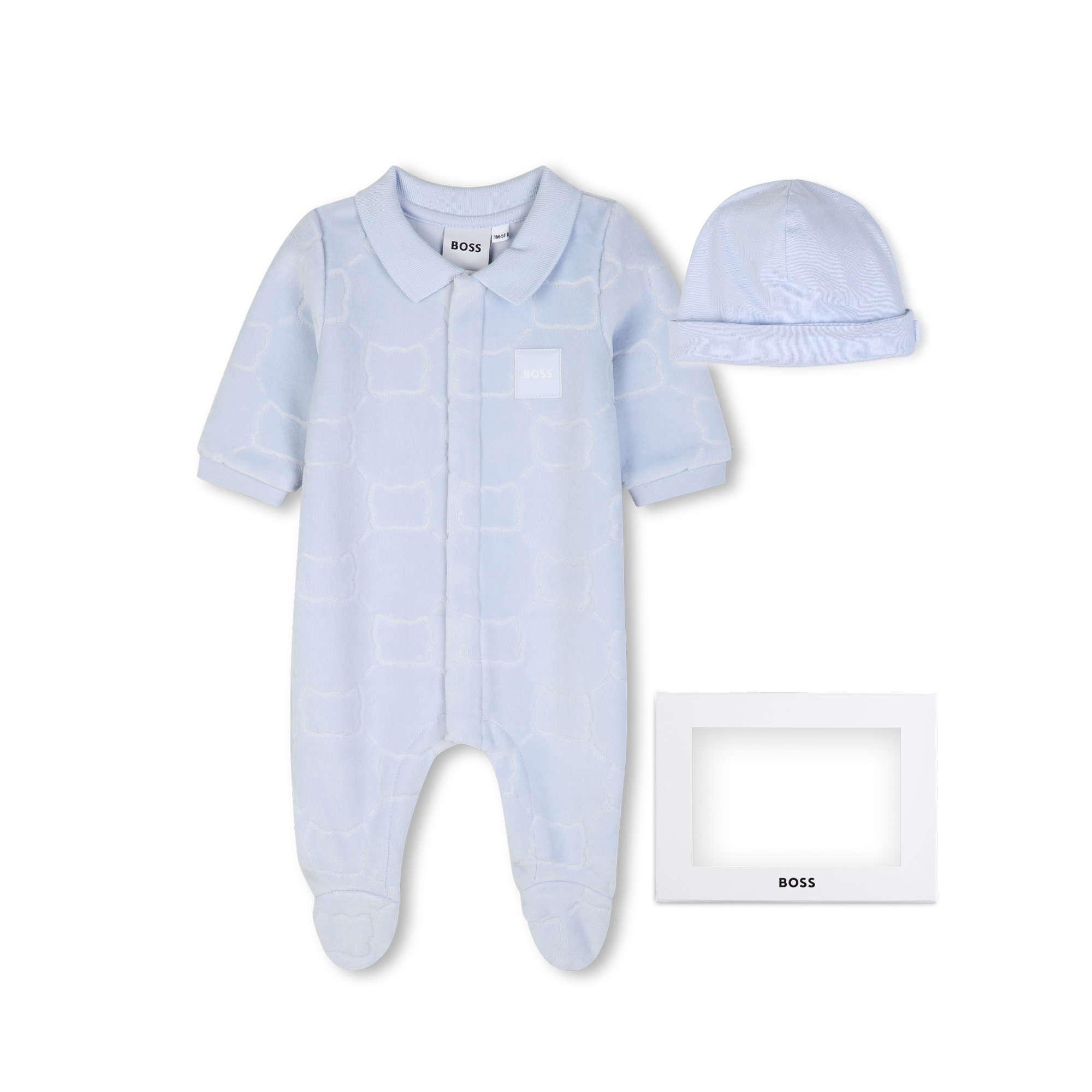 Boss - Ensemble Pyjama Et Bonnet - Ciel - Garçon - 9 Mois Boss - Ensemble Pyjama Et Bonnet - Ciel - Garçon - 9 Mois