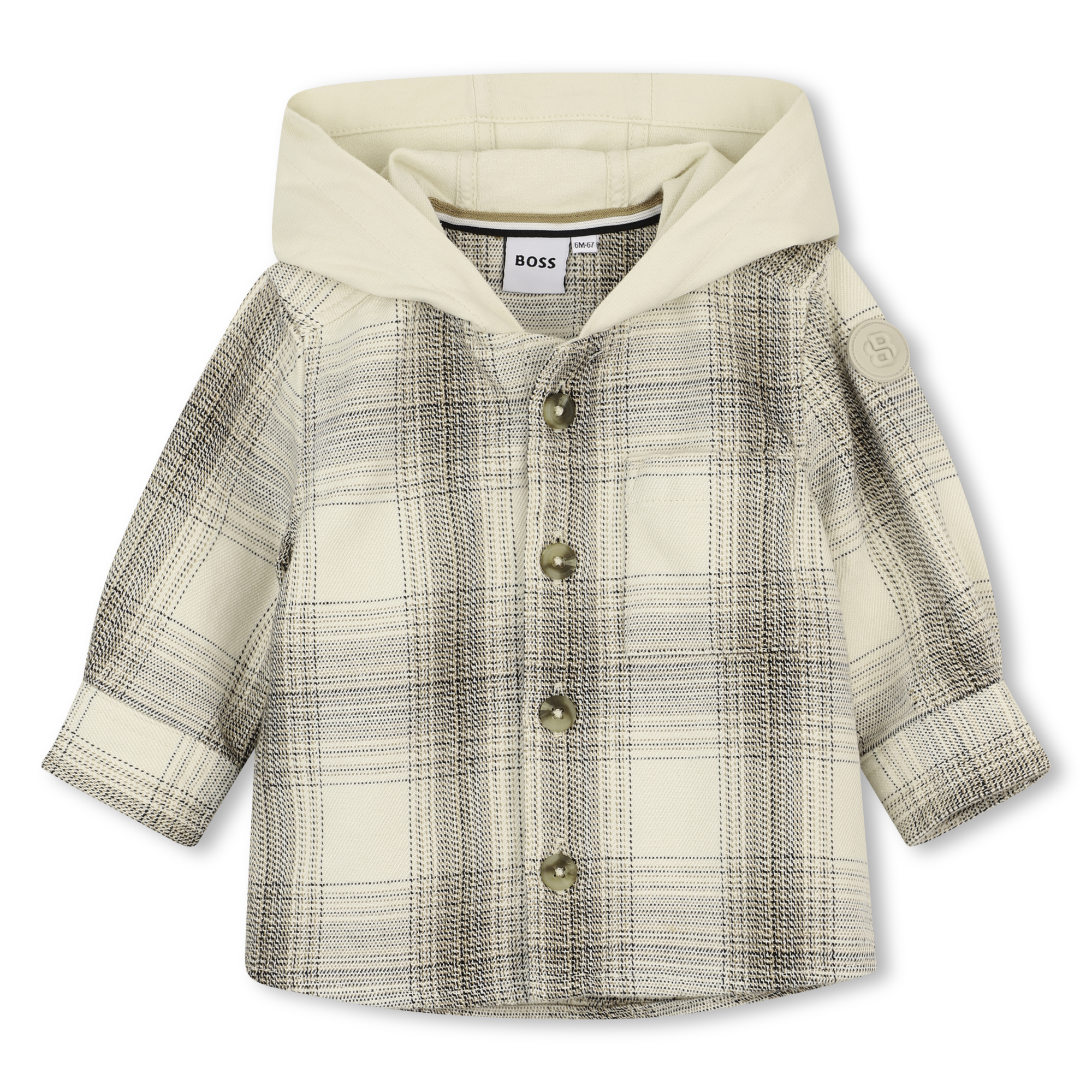 Boss - Chemise À Carreaux - Ivory - Garçon - 2 Ans