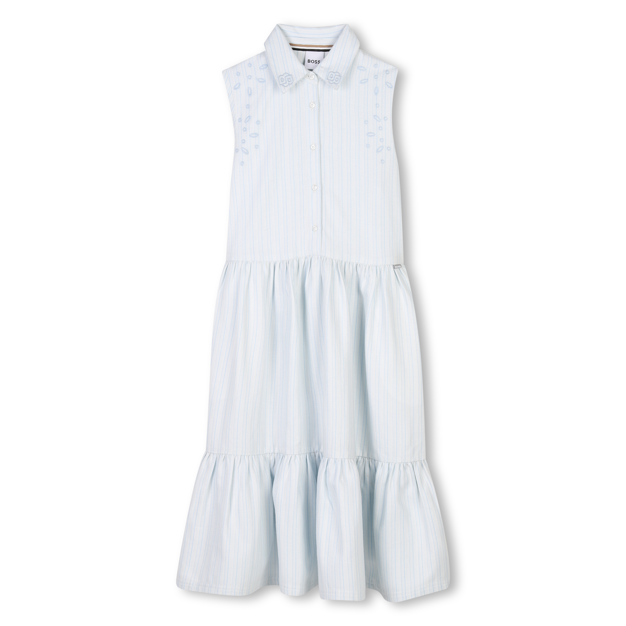 Robe Enfant Monteau Taille Basse Géométrique Sans Manches Taille 14 - Occasion Très Bon état