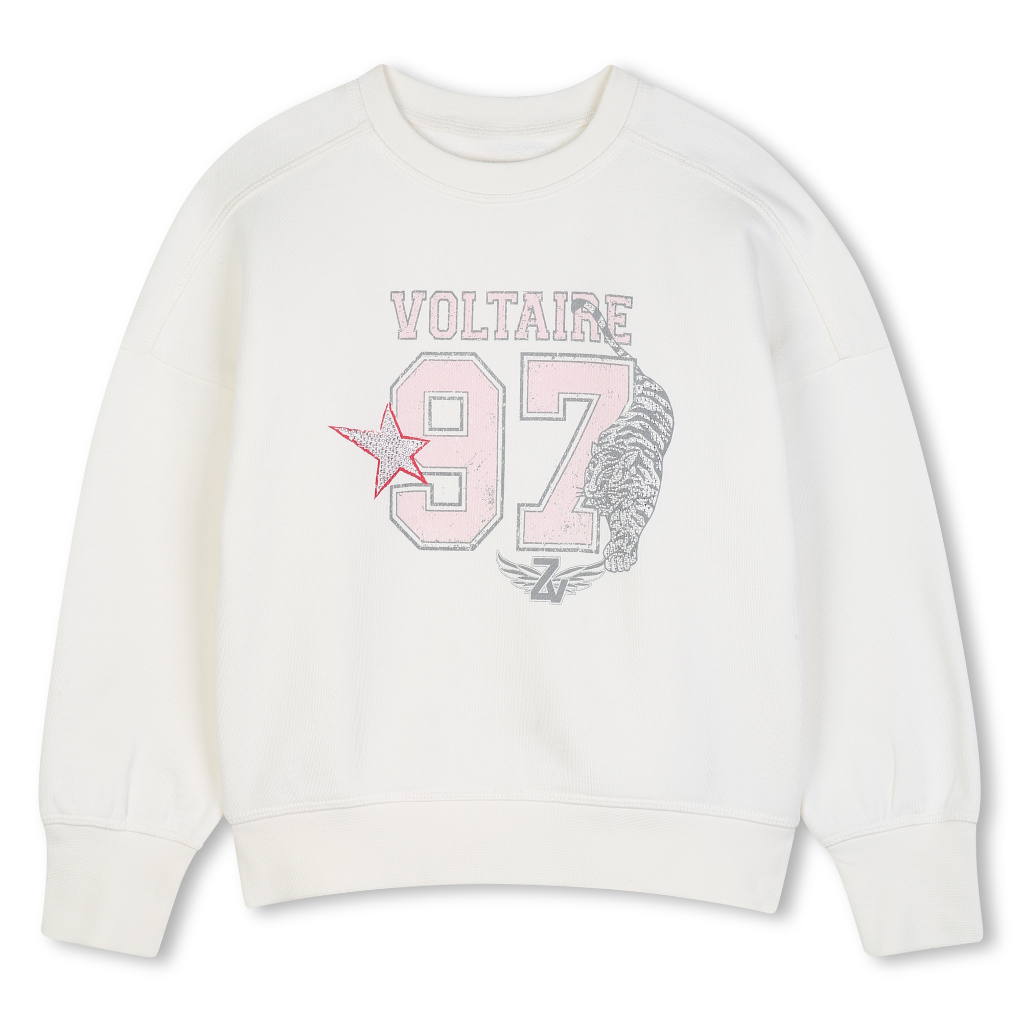 Zadig & Voltaire - Sweat-shirt - Milk - Fille - 4 Ans Zadig & Voltaire - Sweat-shirt - Milk - Fille - 4 Ans