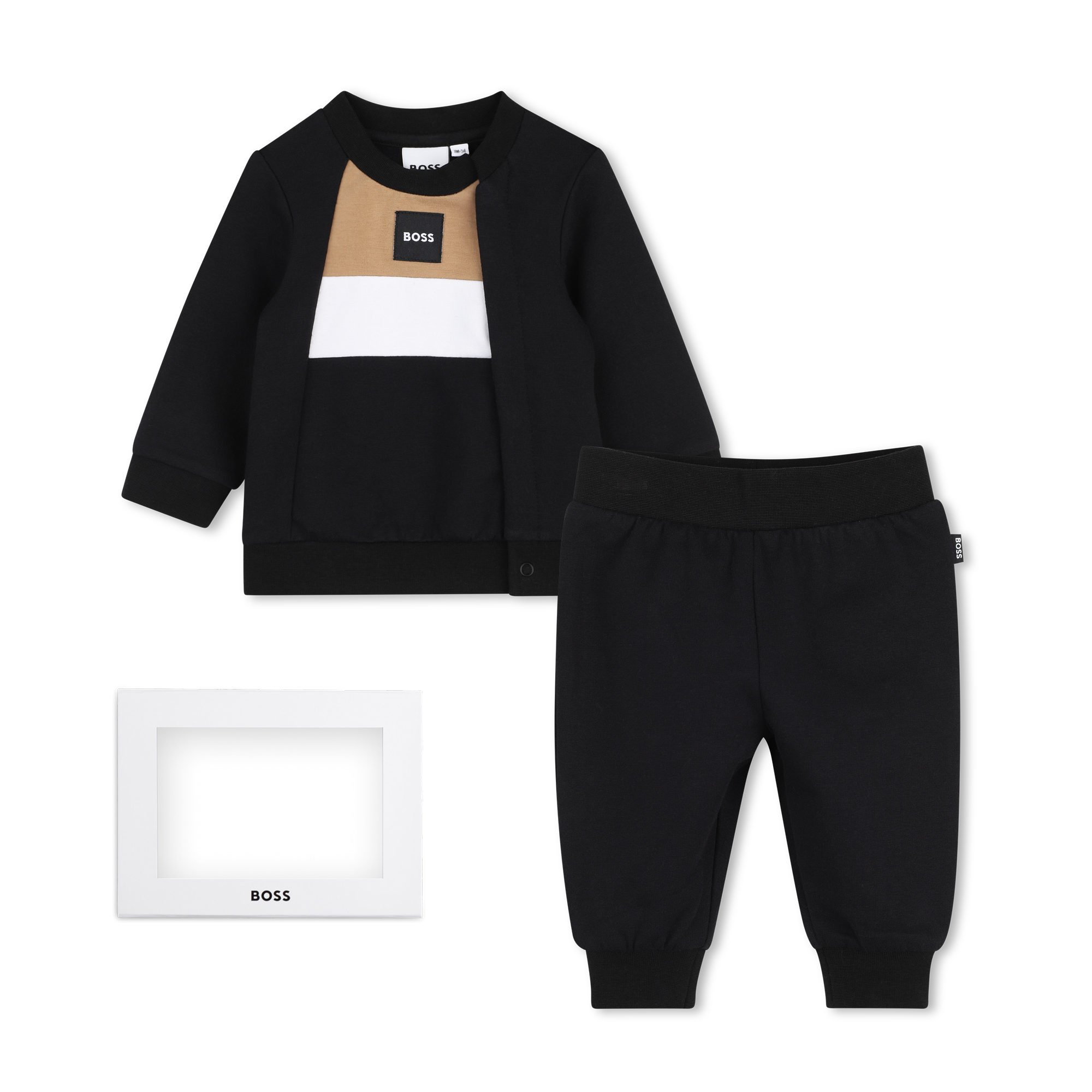 Boss - Ensemble Cardigan Et Pantalon - Black - Garçon - 12 Mois Boss - Ensemble Cardigan Et Pantalon - Black - Garçon - 12 Mois