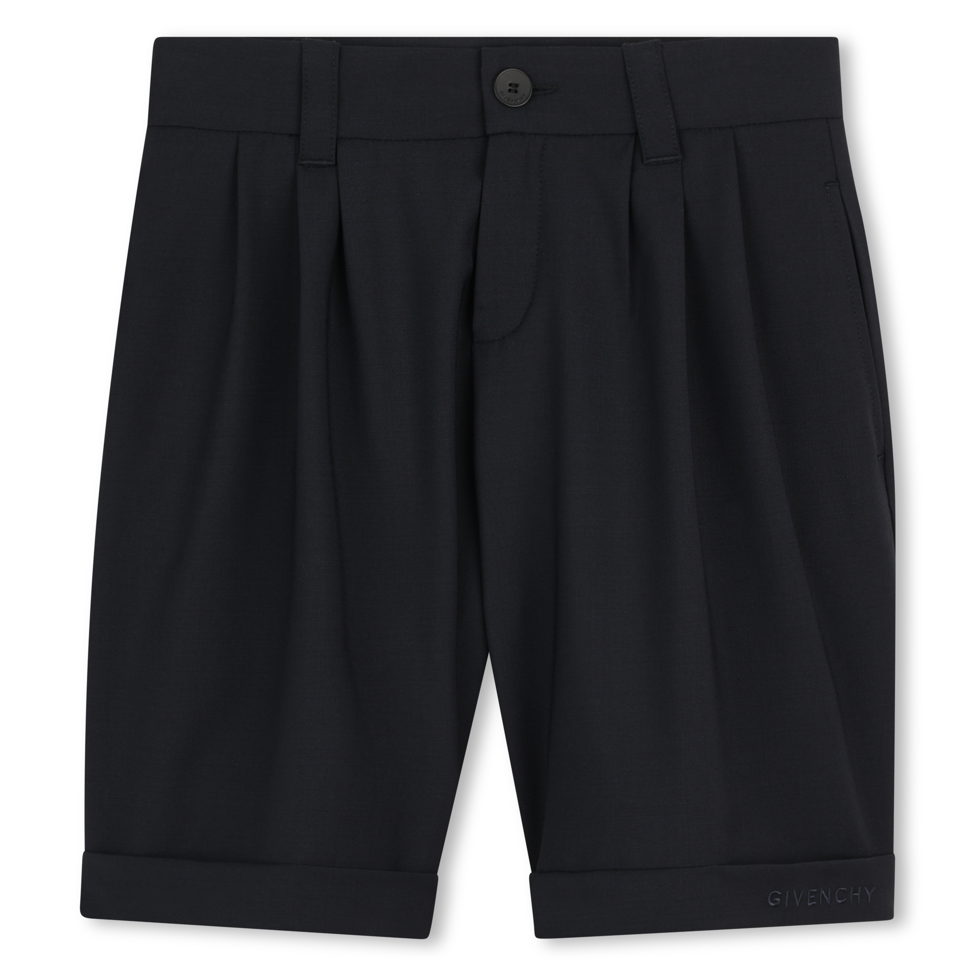 Givenchy - Short En Laine - Gris Fonce - Garçon - 8 Ans